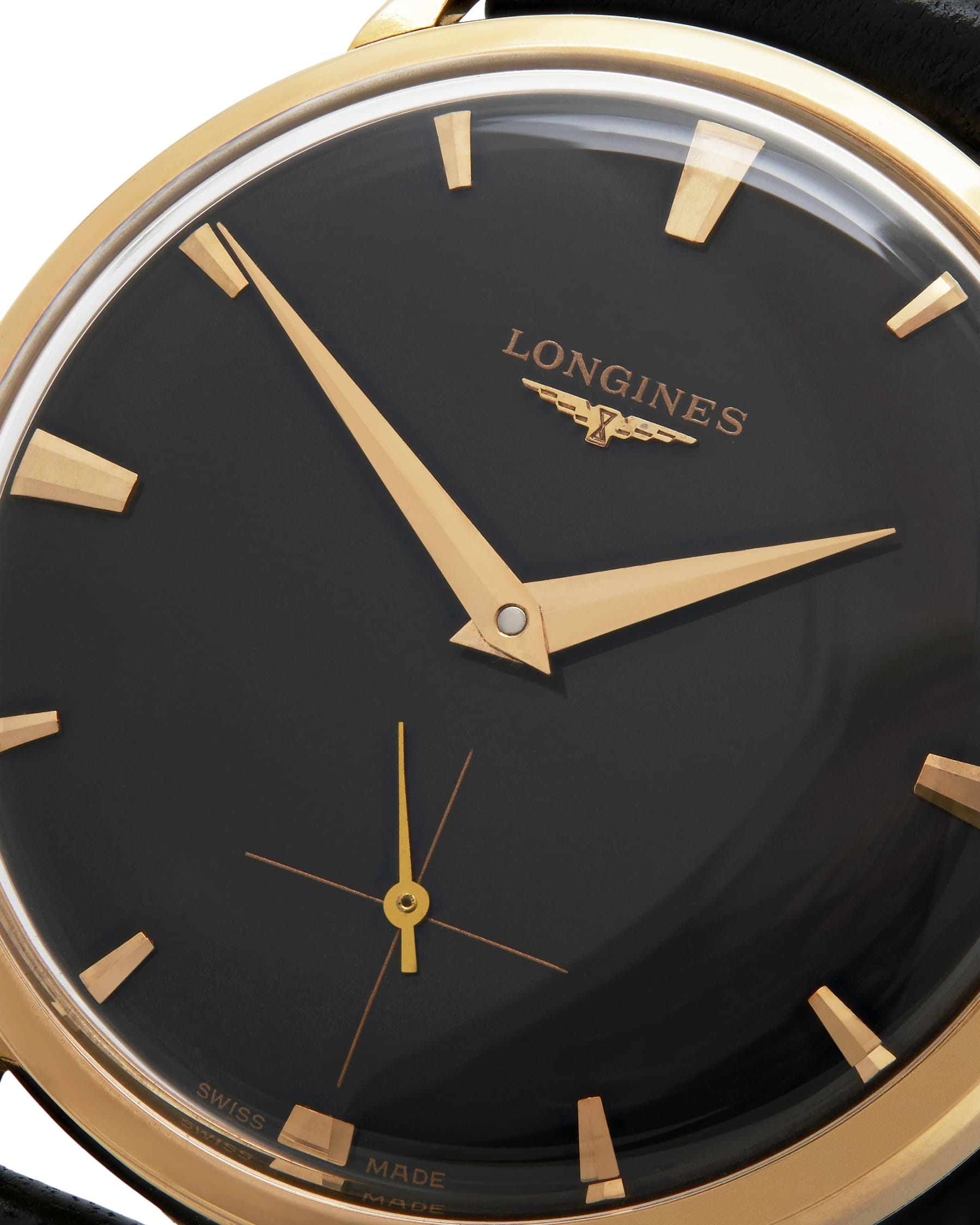 Longines classic vintage pink gold 34 mm cal 30l-2