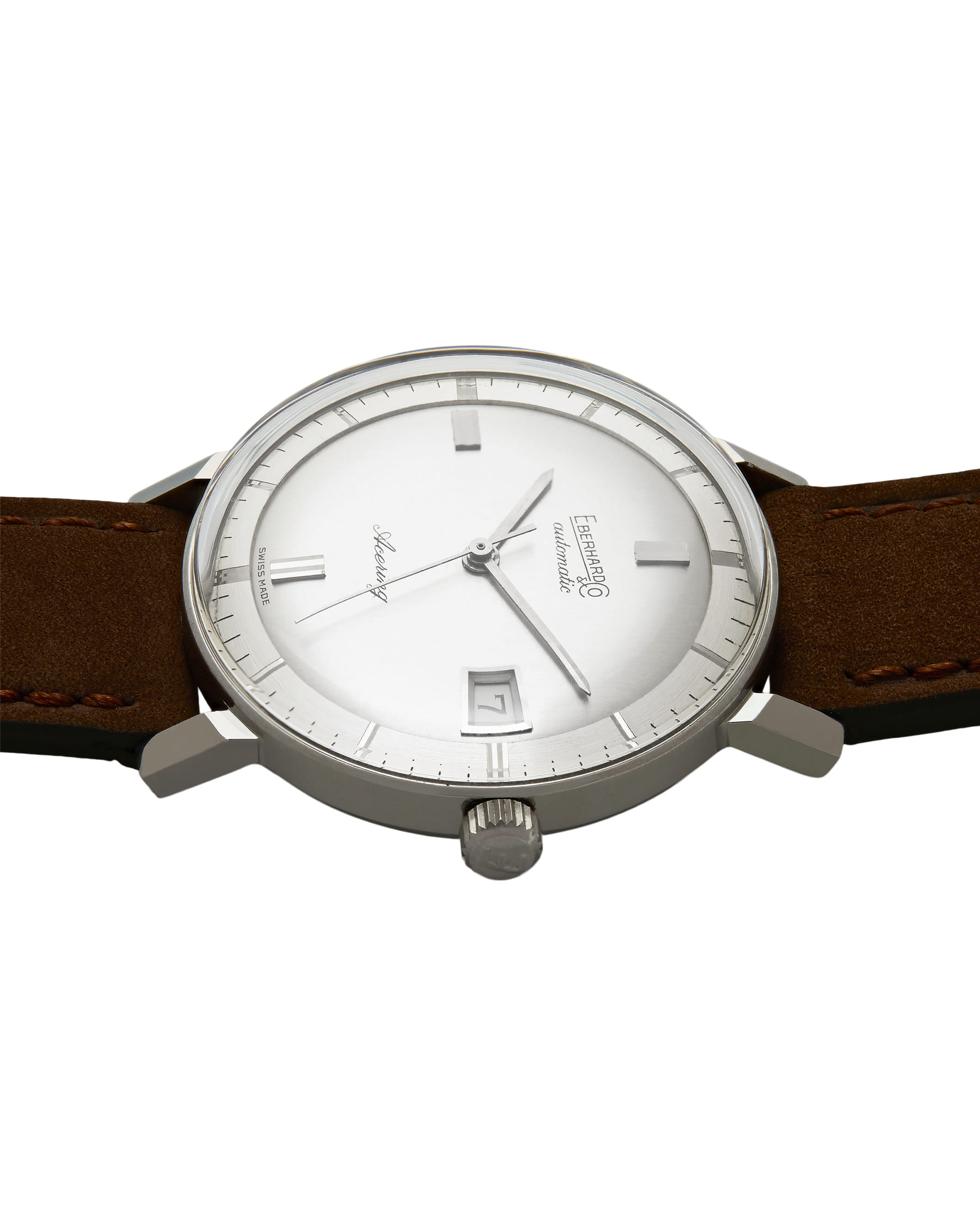 Eberhard acering automatic date steel 34 mm-4