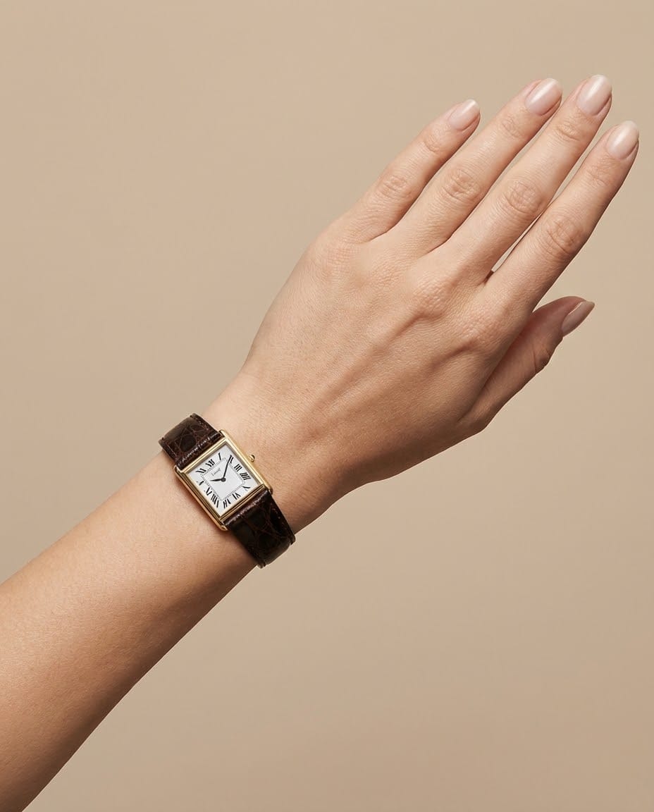 Piaget tank oro 18 kt ref 9284-9