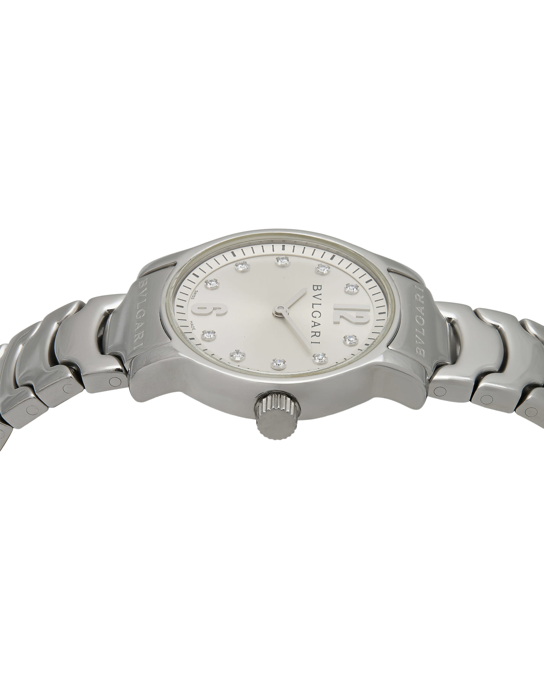 Bulgari solotempo diamond dial ref st29s-4