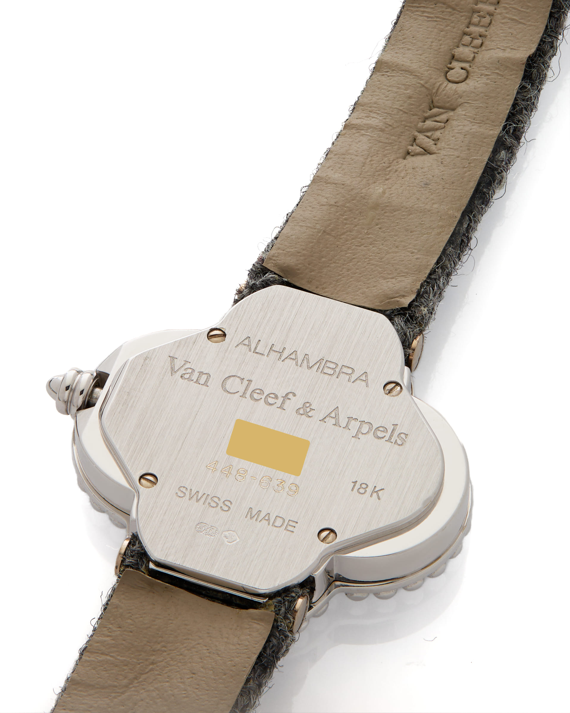 Van cleef & arpels alhambra white gold 25 mm-5