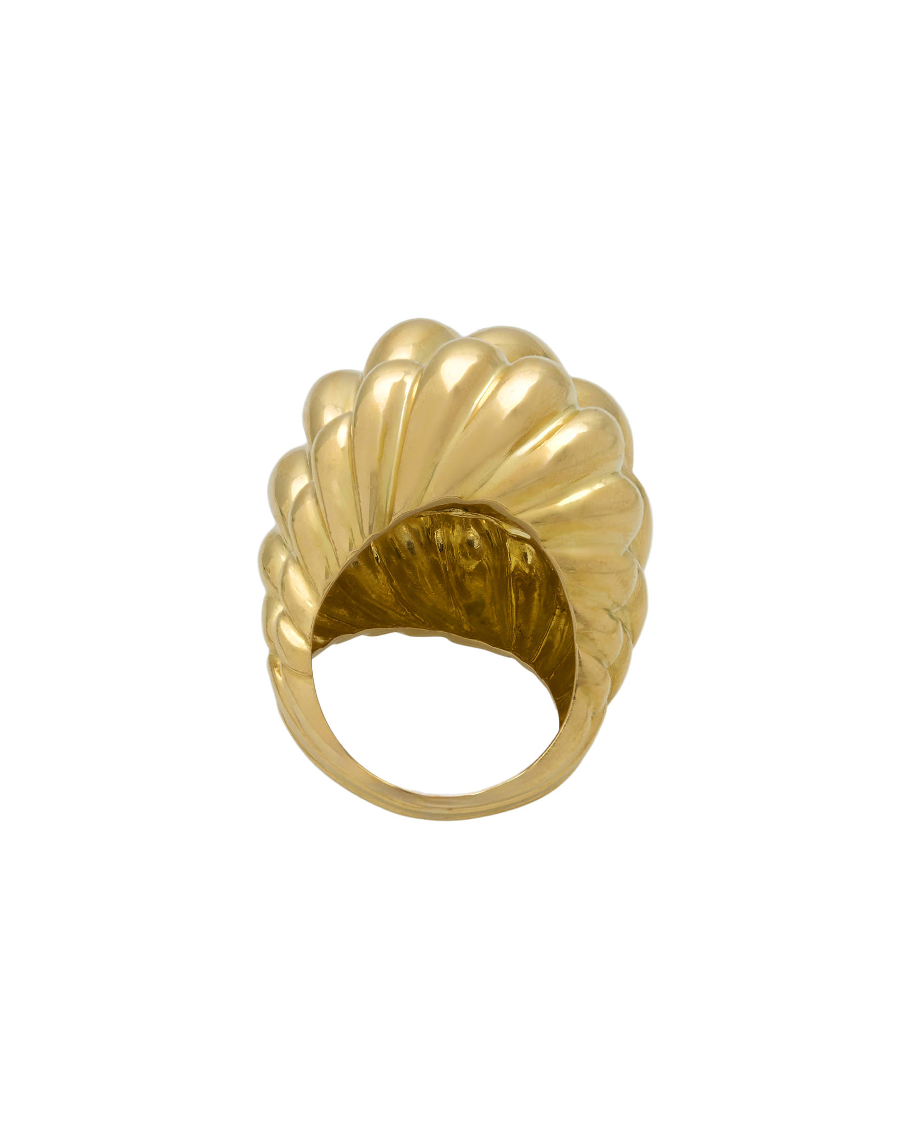 Anello san marco bombato in oro giallo 18 kt-3