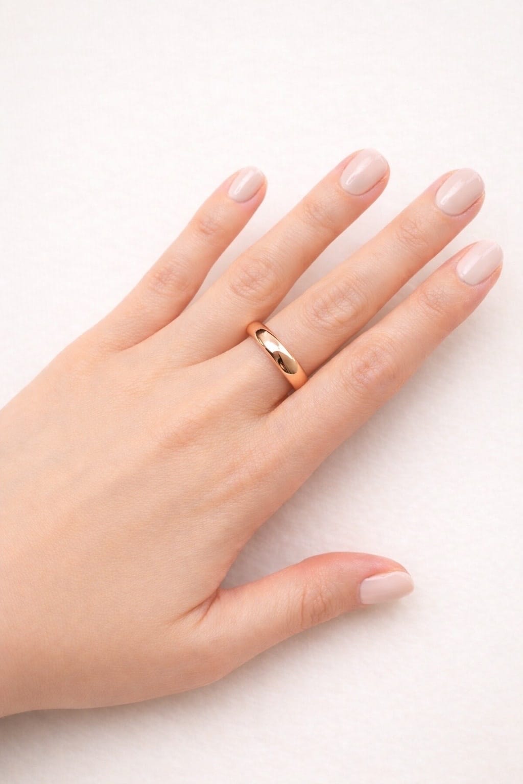 Fede dodo irregular in oro rosa 9kt-3