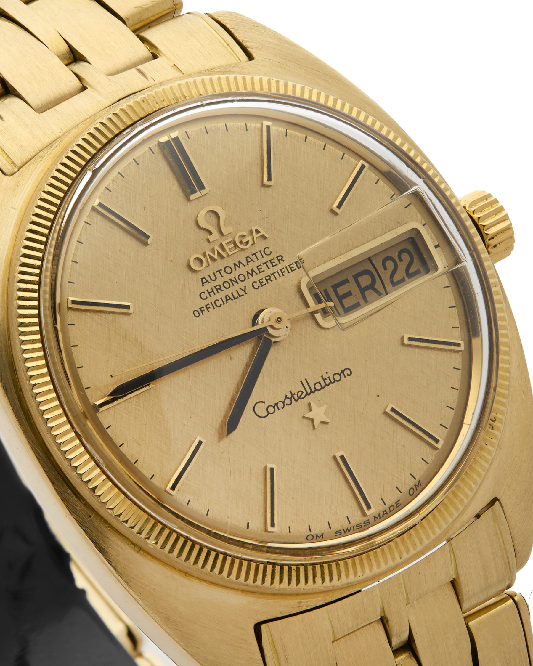 Omega constellation day-date 35 mm oro 18kt-2