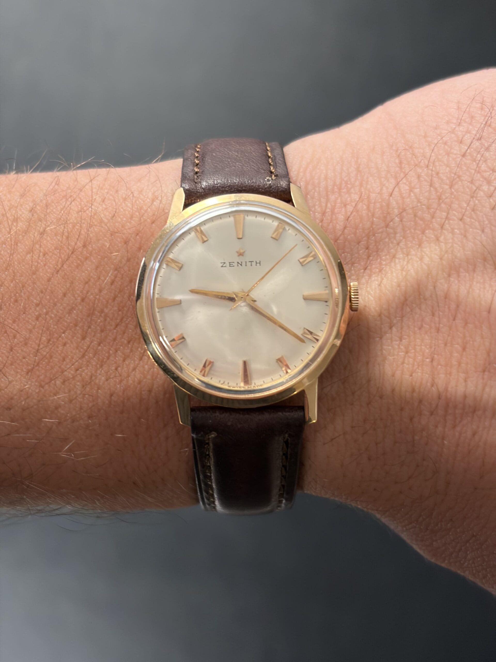 Zenith stellina classic vintage 18kt 32 mm cal 2532-9