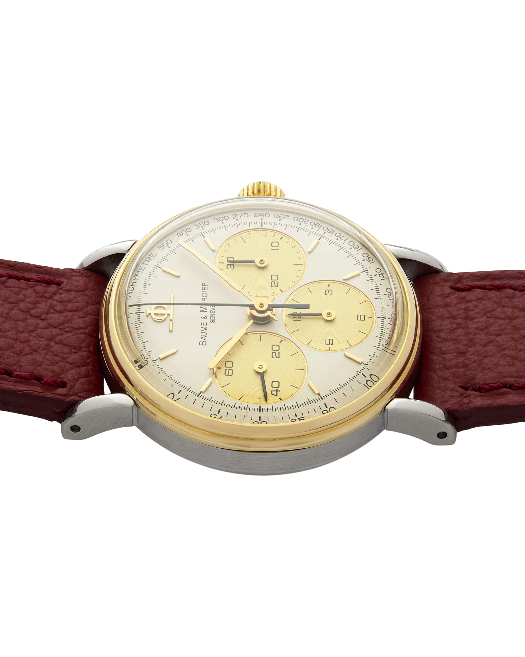 Baume & mercier chronograph steel&gold 32 mm-3