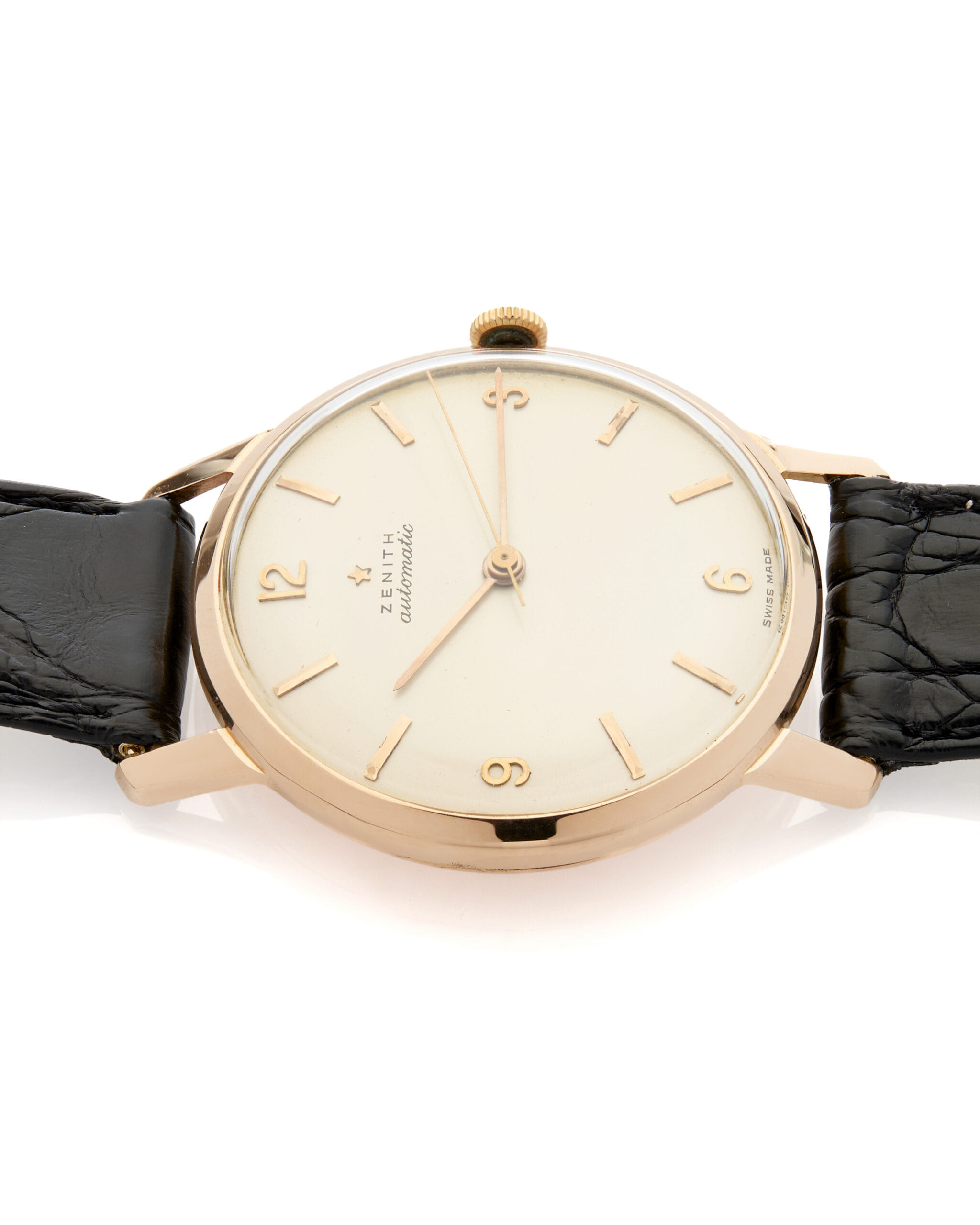 Zenith stellina automatic bumper 133 oro 18kt 35mm-3