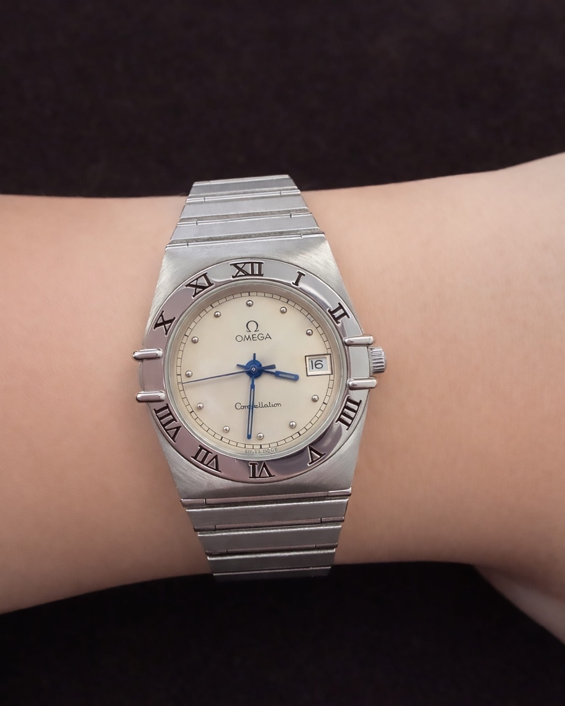 Omega constellation lady steel quartz 26mm-8