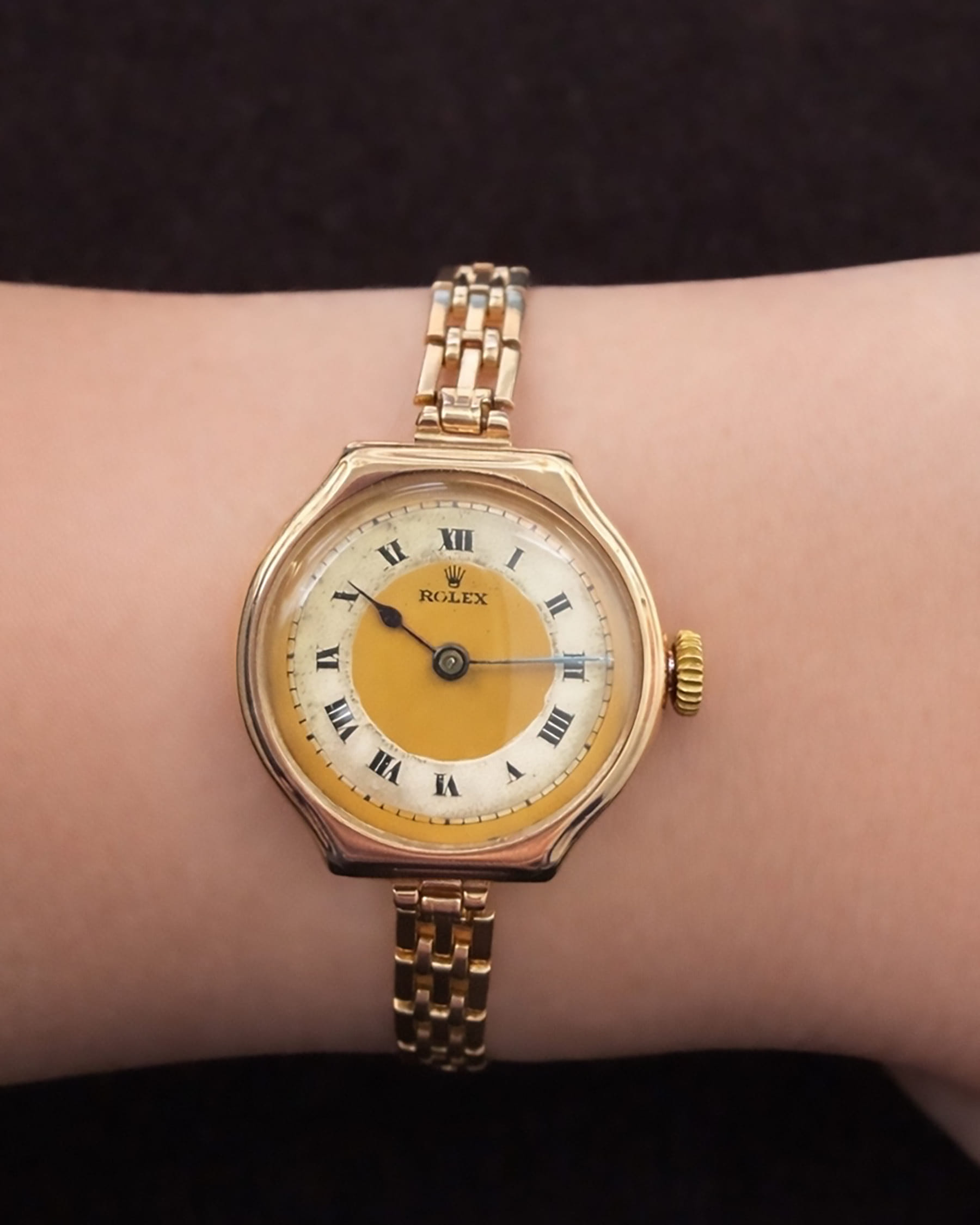 Rolex lady d’epoca in oro 9 kt-10