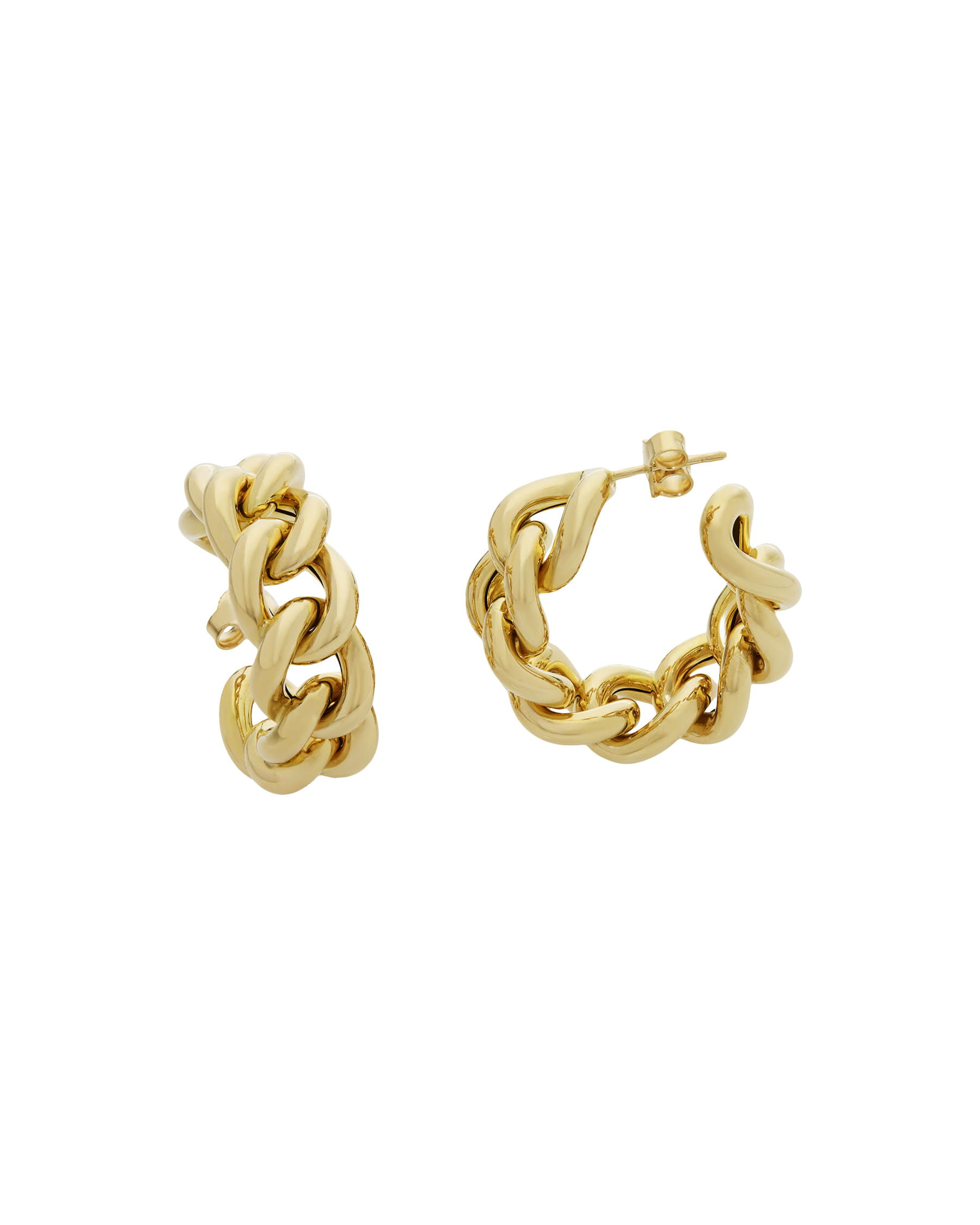 Orecchini cerchio a catena groumette-1