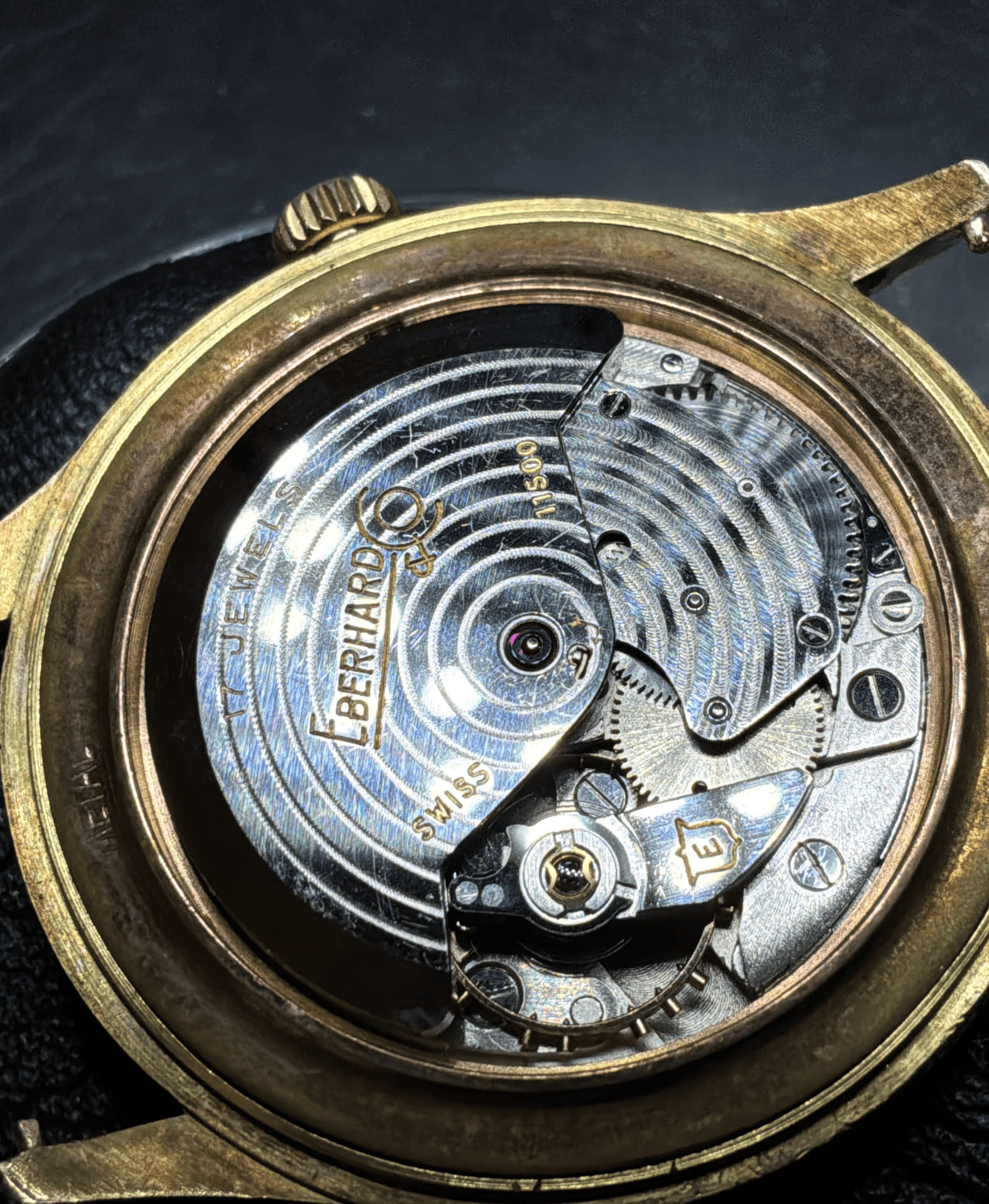 Eberhard & co. oversize automatic 18k 36mm cal 11500-7