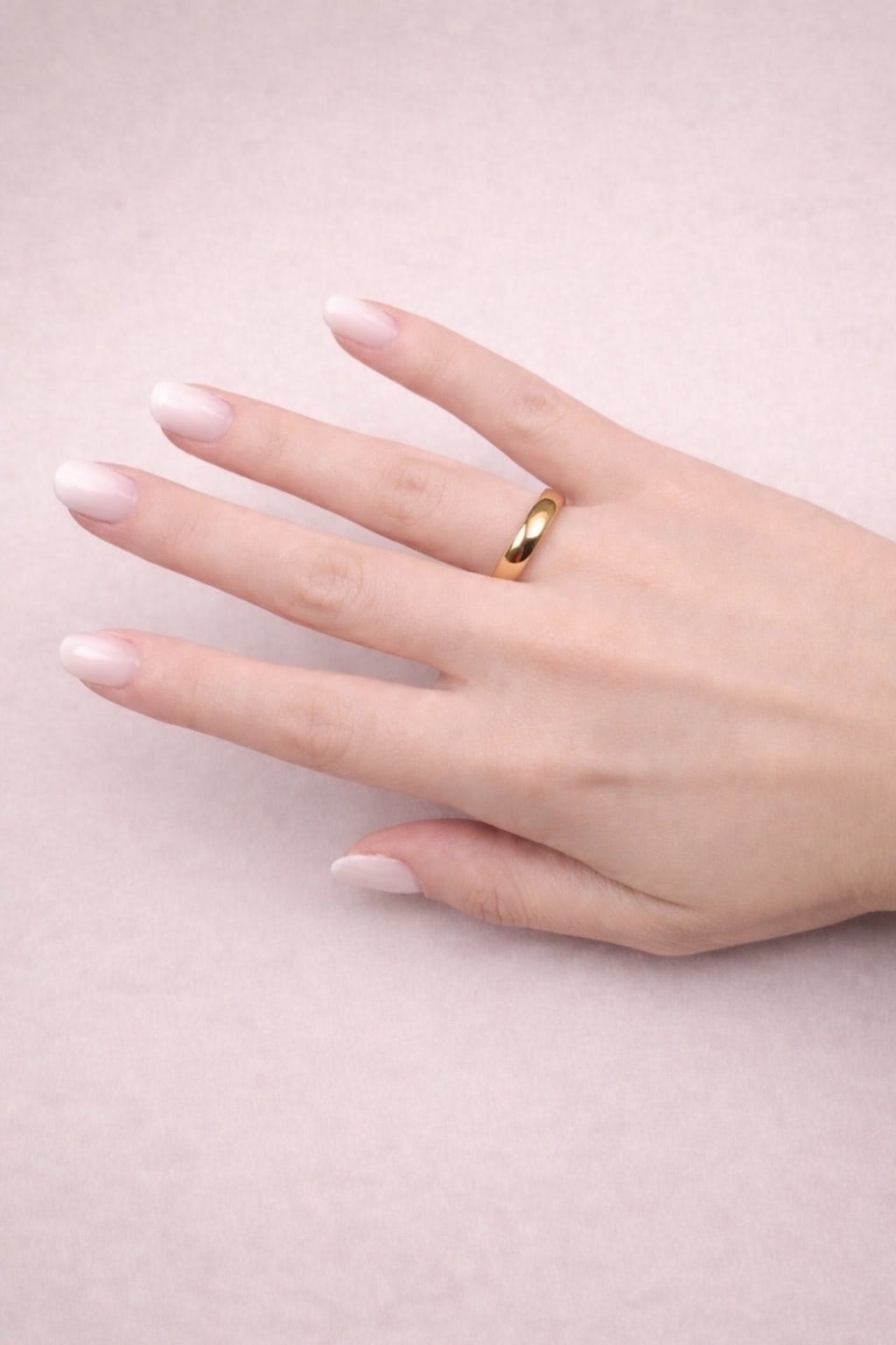 Coppia di fedi unoaerre 4 mm in oro giallo 18kt-3