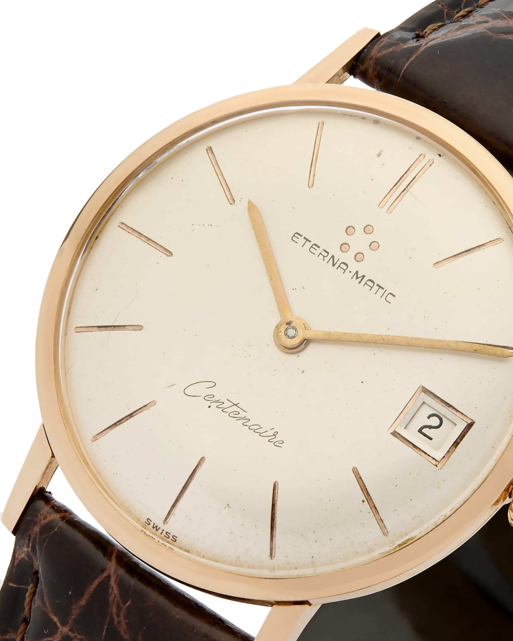 Eterna matic centenaire automatic oro 18kt 34 mm-2
