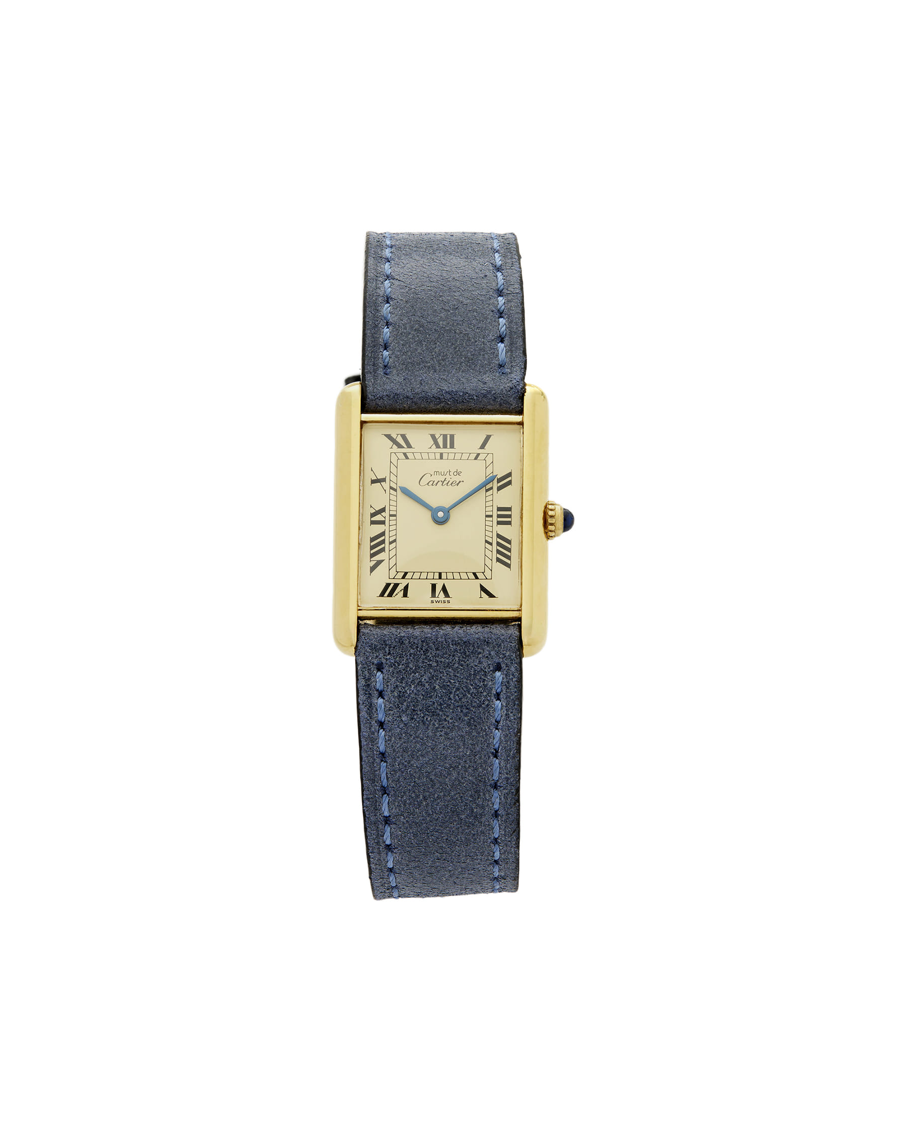 Cartier tank vermeil 23 mm ref 1615-1