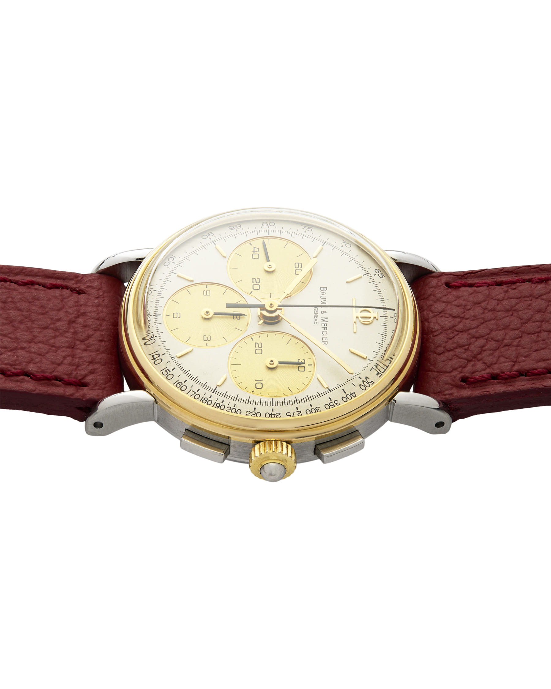 Baume & mercier chronograph steel&gold 32 mm-4