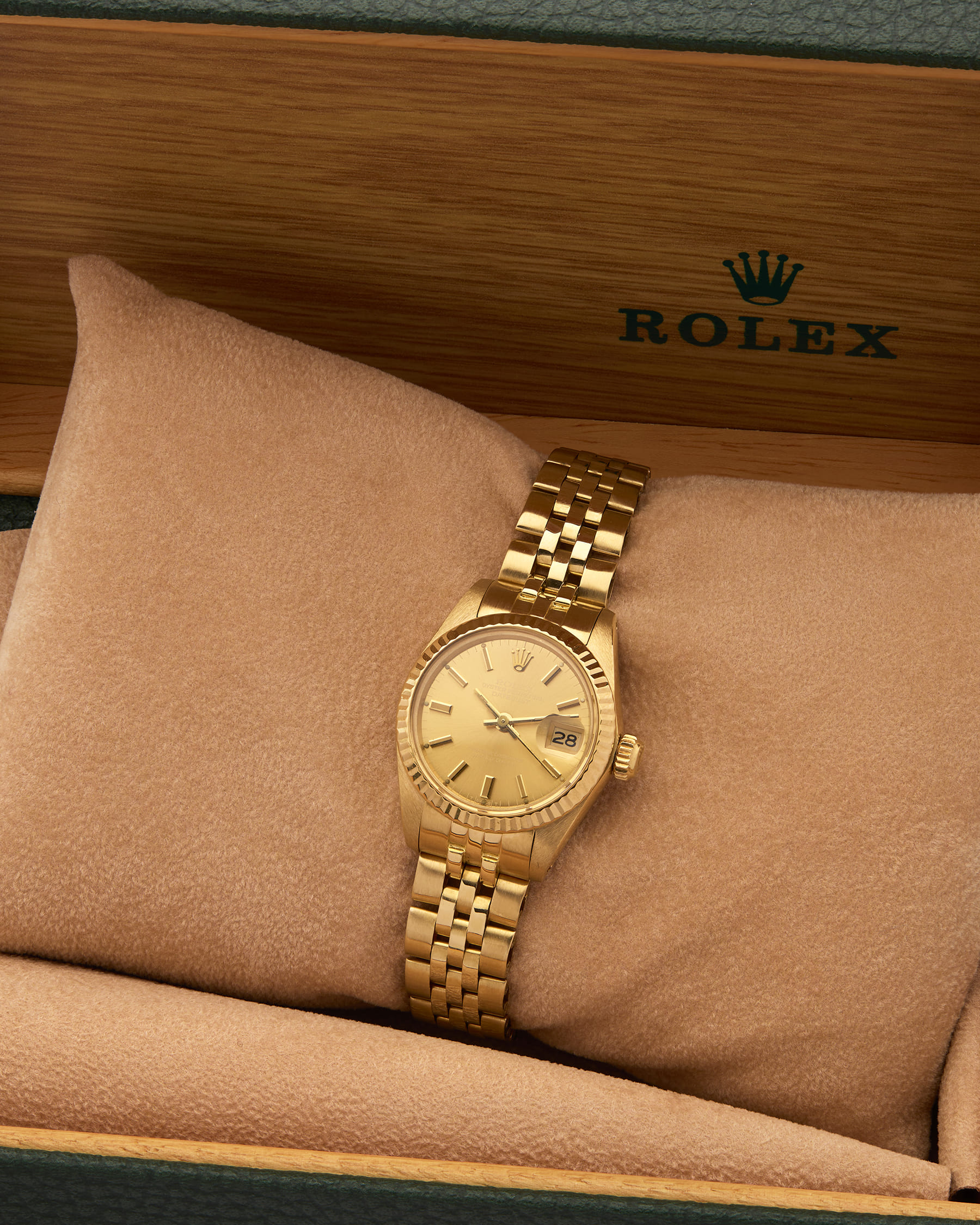 Rolex lady datejust 26mm yellow gold 18kt ref 6917-6