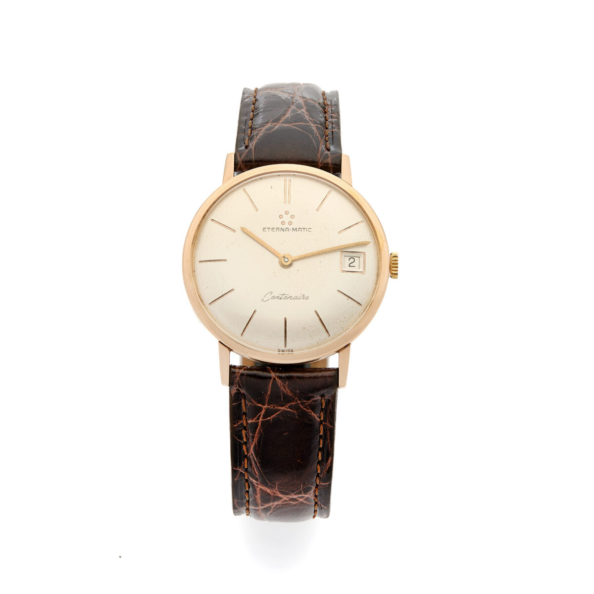 Eterna matic centenaire automatic oro 18kt 34 mm-1