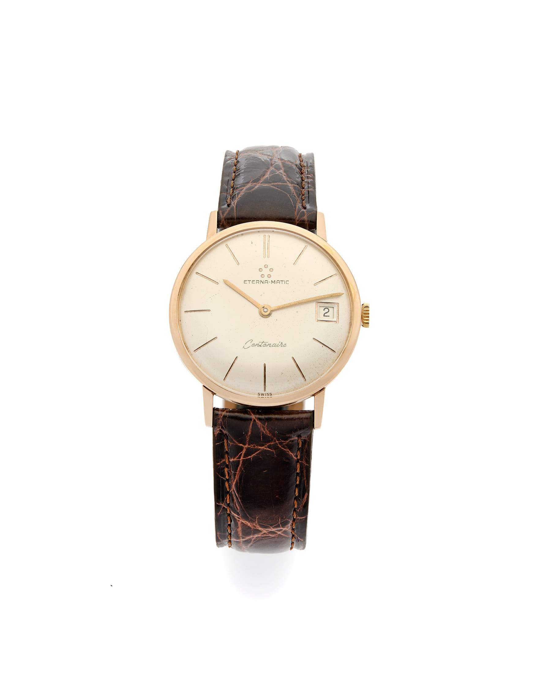 Eterna matic centenaire automatic oro 18kt 34 mm-1