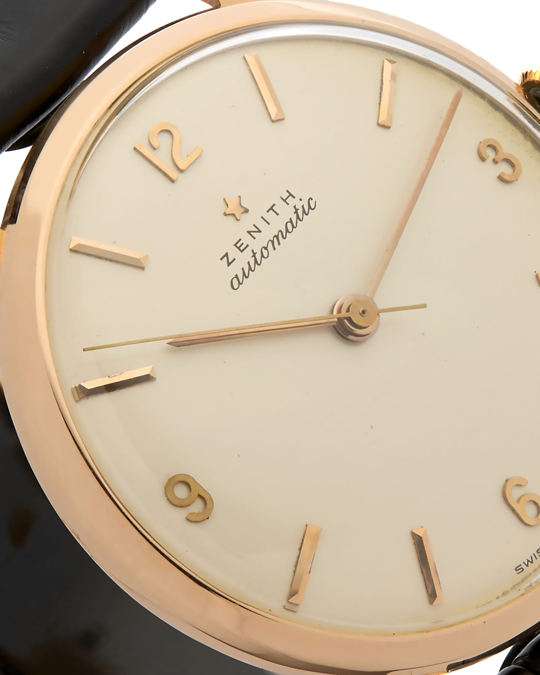 Zenith stellina automatic bumper 133 oro 18kt 35mm-2