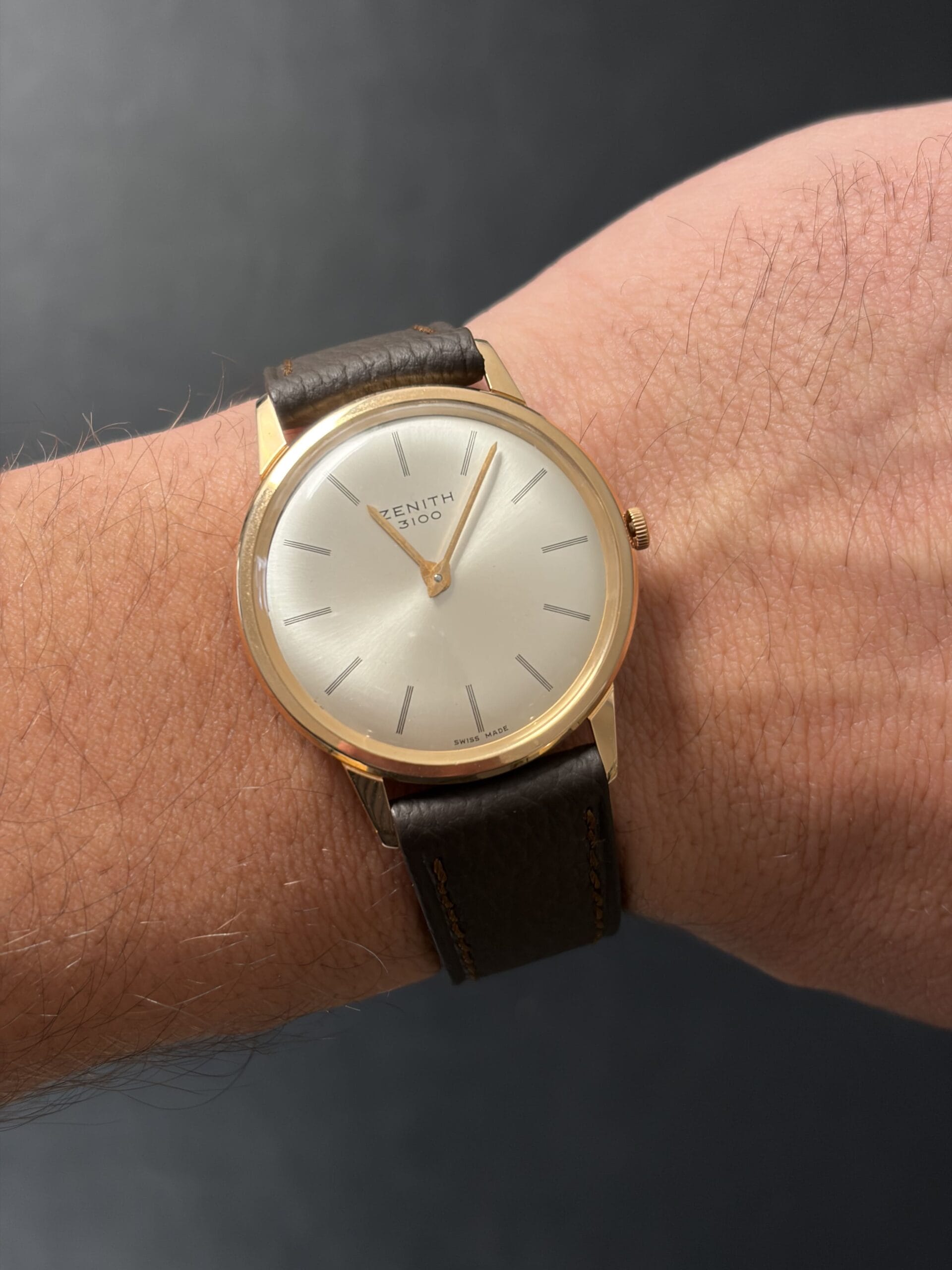 Zenith 3100 classic vintage oro 18 kt 34 mm cal2310-9