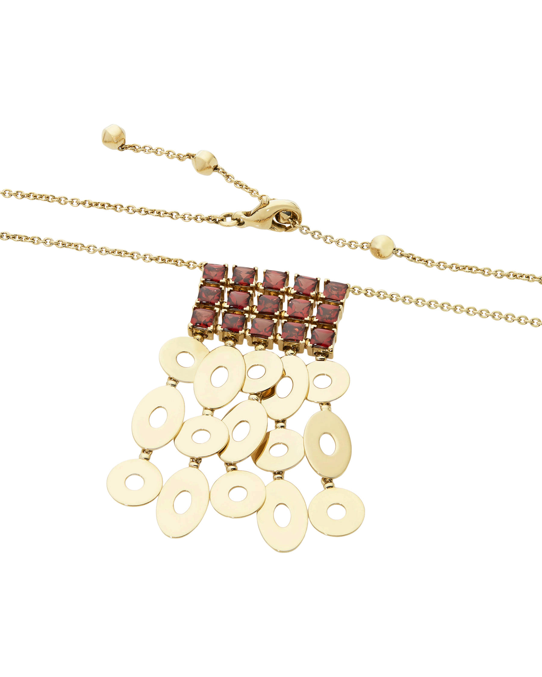 Collana bulgari lucea in oro giallo granati-2