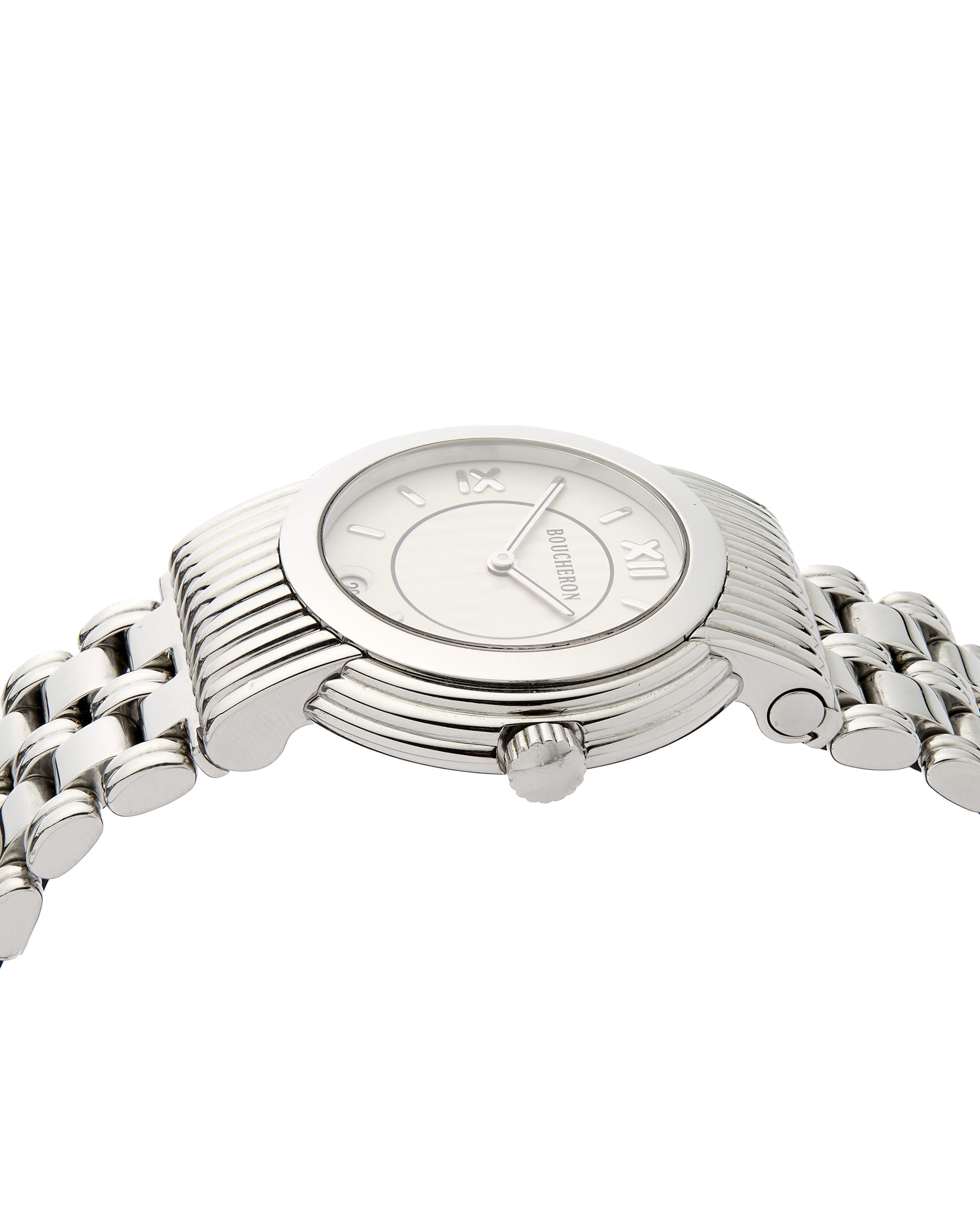 Boucheron reflet solis steel - quartz 35 mm-4