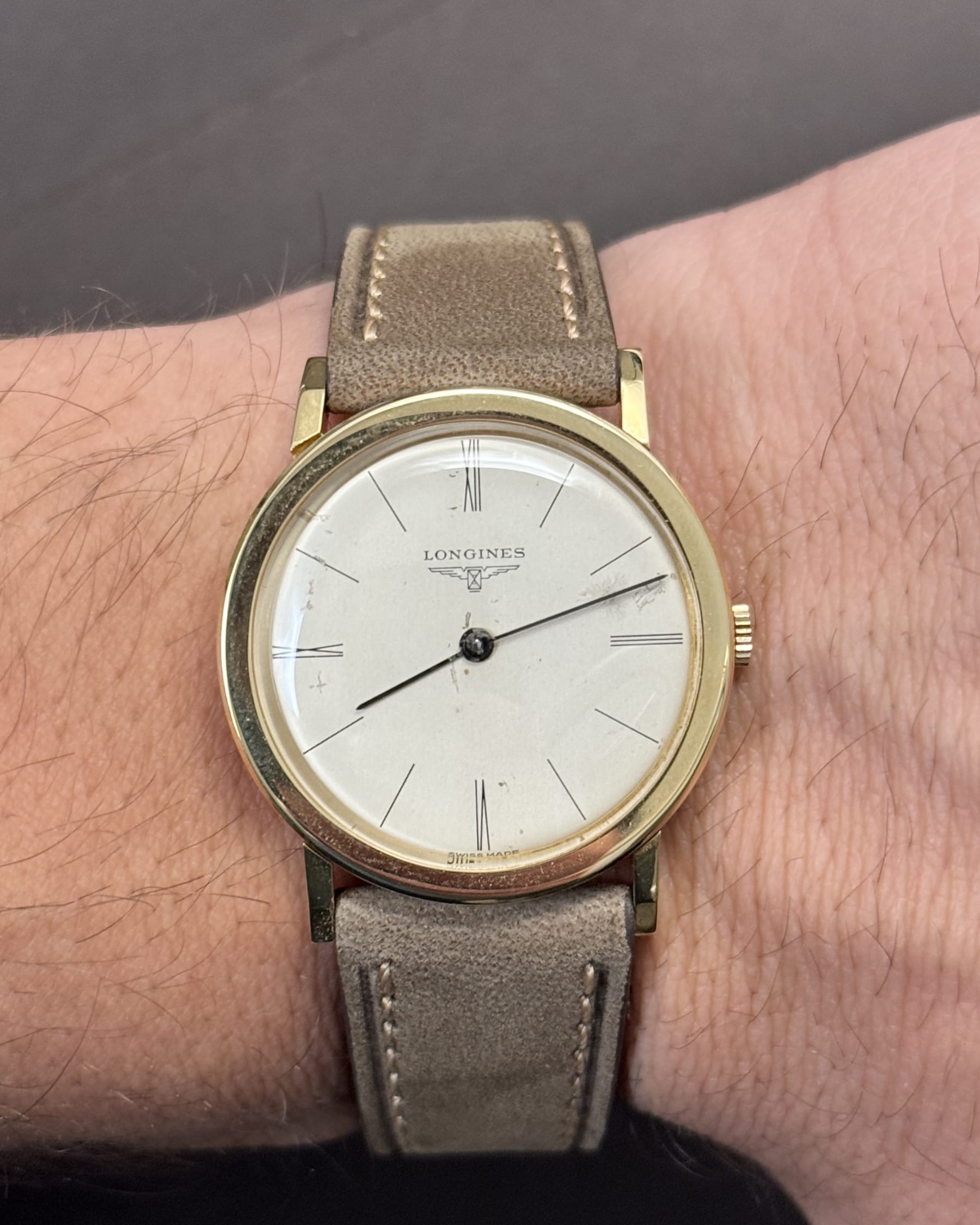 Longines calatrava 30 mm oro 18kt cal 428-9