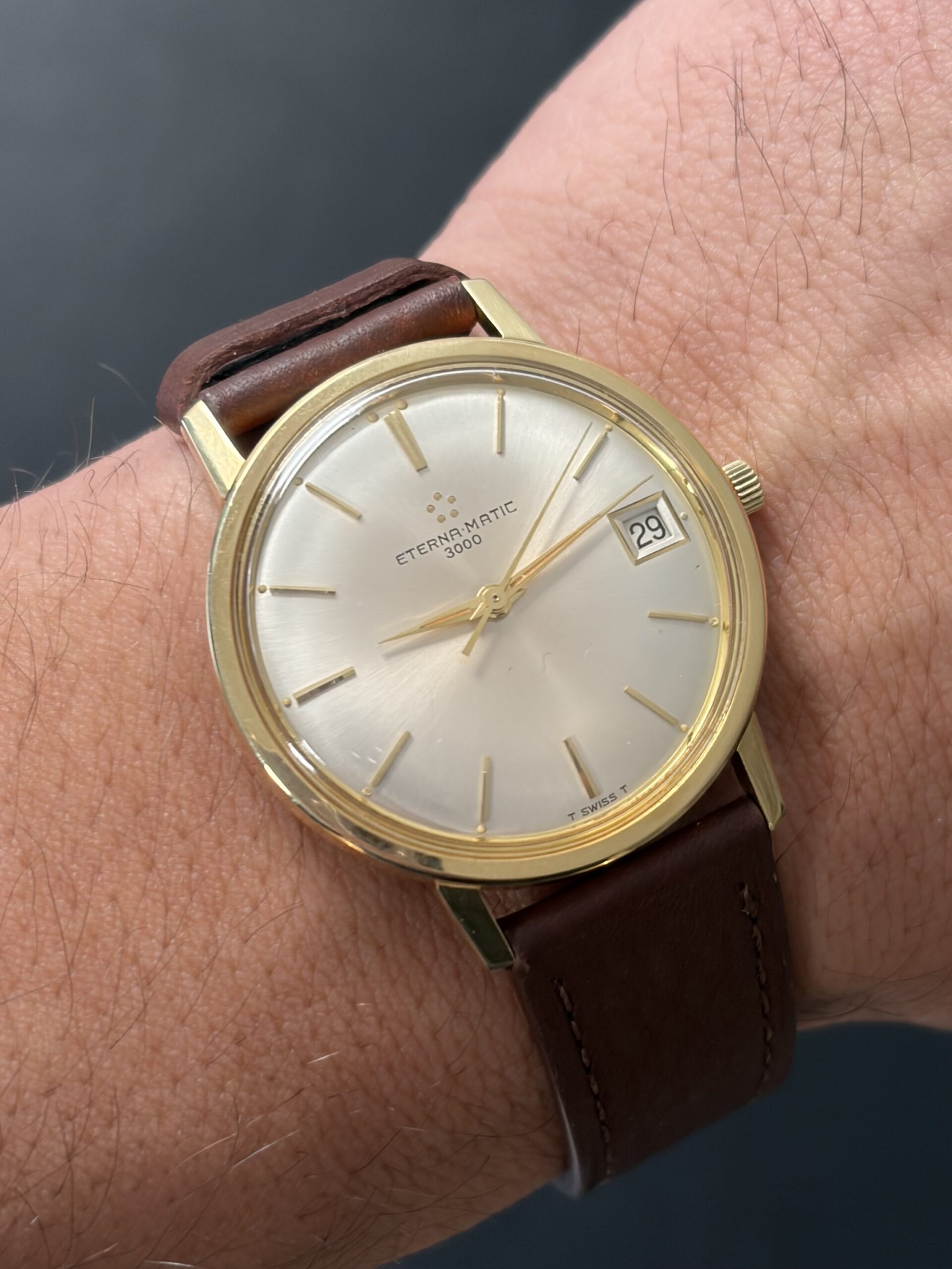 Eterna matic 3000 automatic oro 18k 34 mm-9