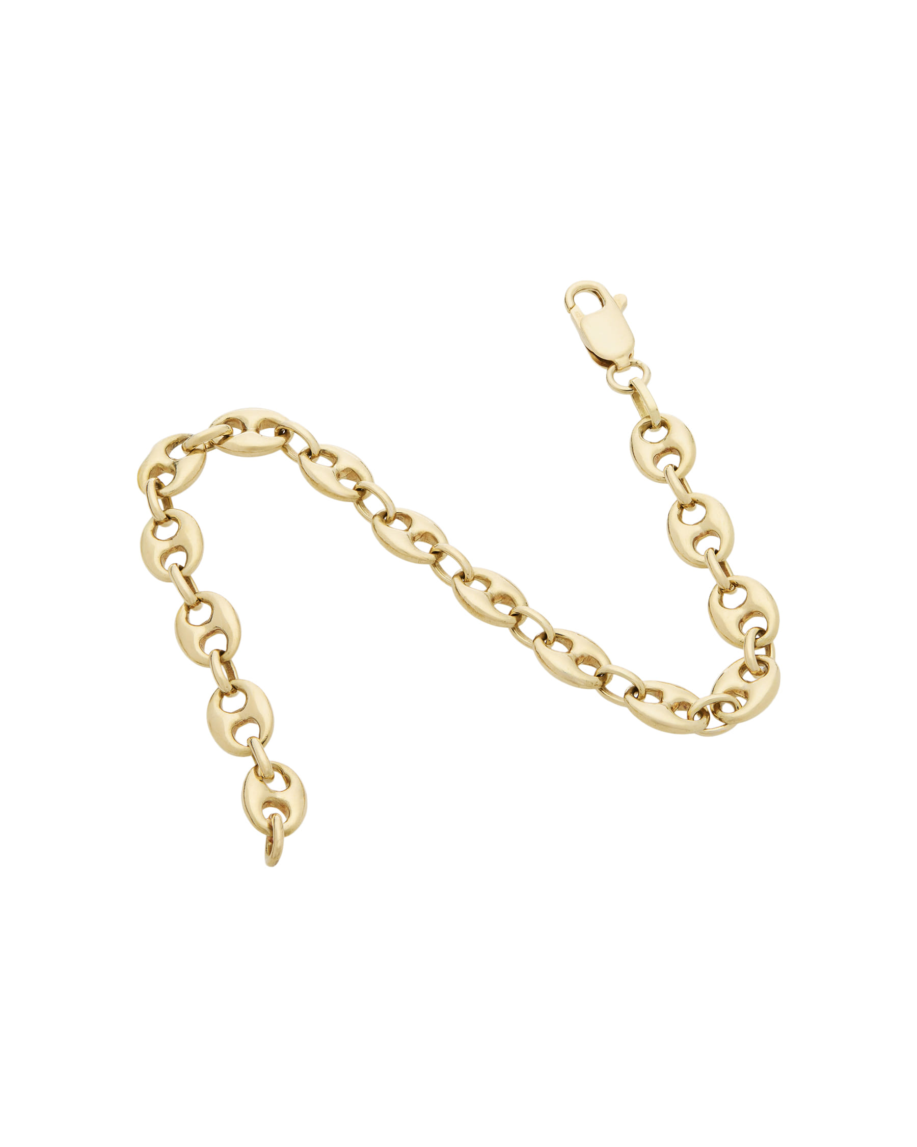 Bracciale maglia marinara oro giallo 18 kt-2
