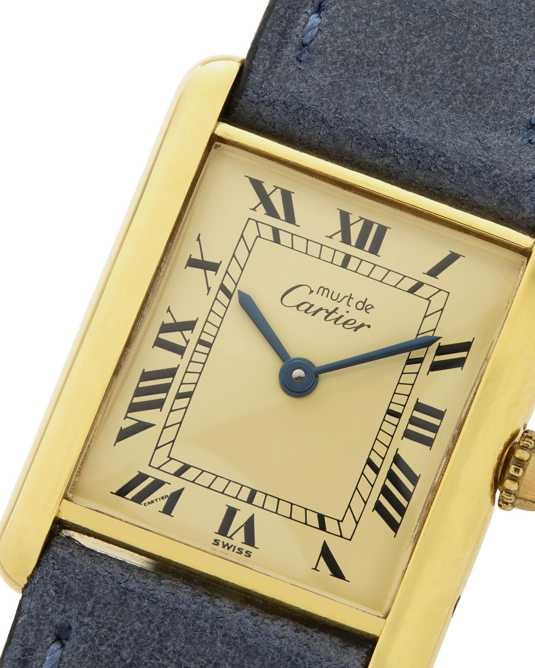 Cartier tank vermeil 23 mm ref 1615-2