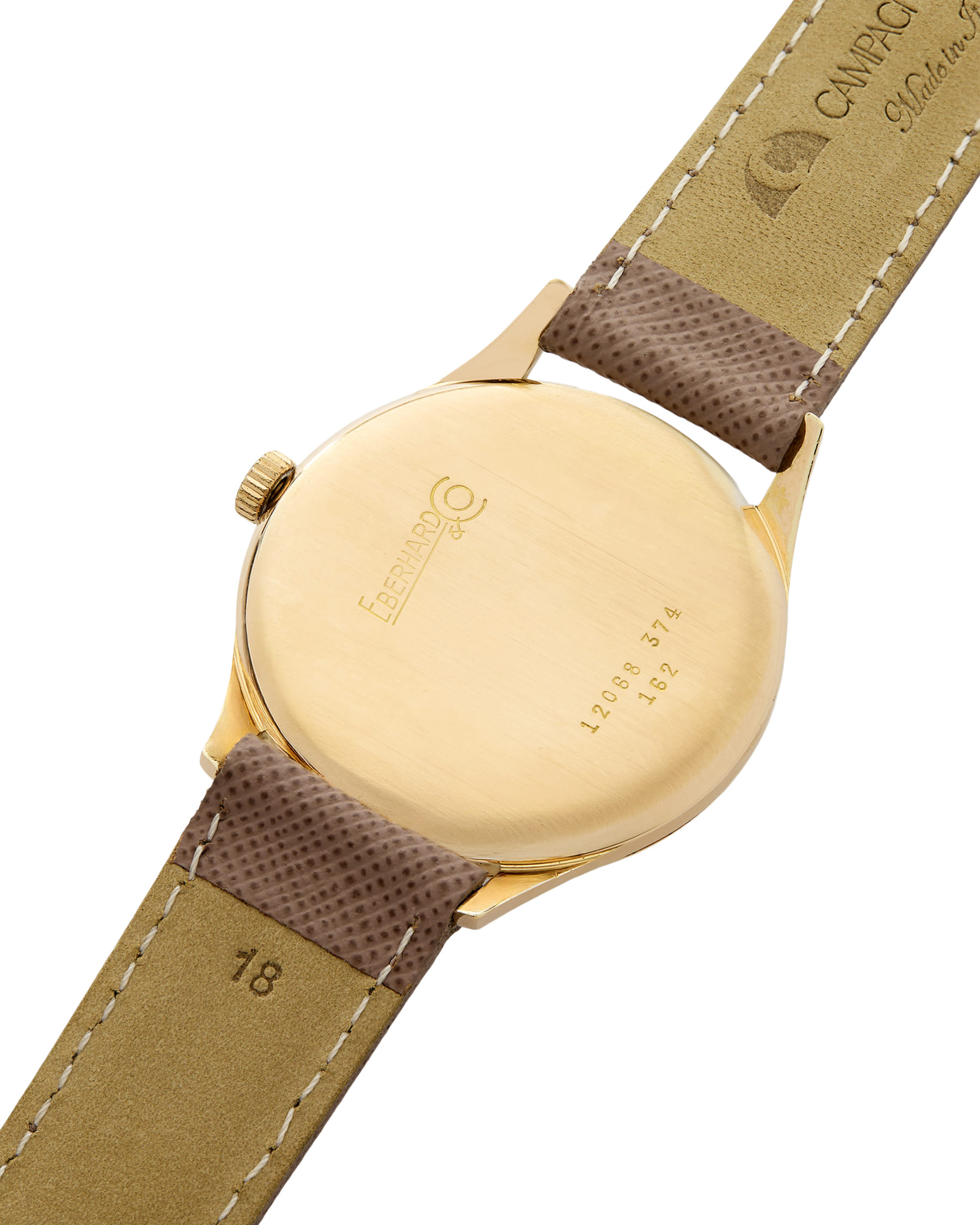 Eberhard & co. oversize 18k guilloche’ dial 36mm cal 13000-5