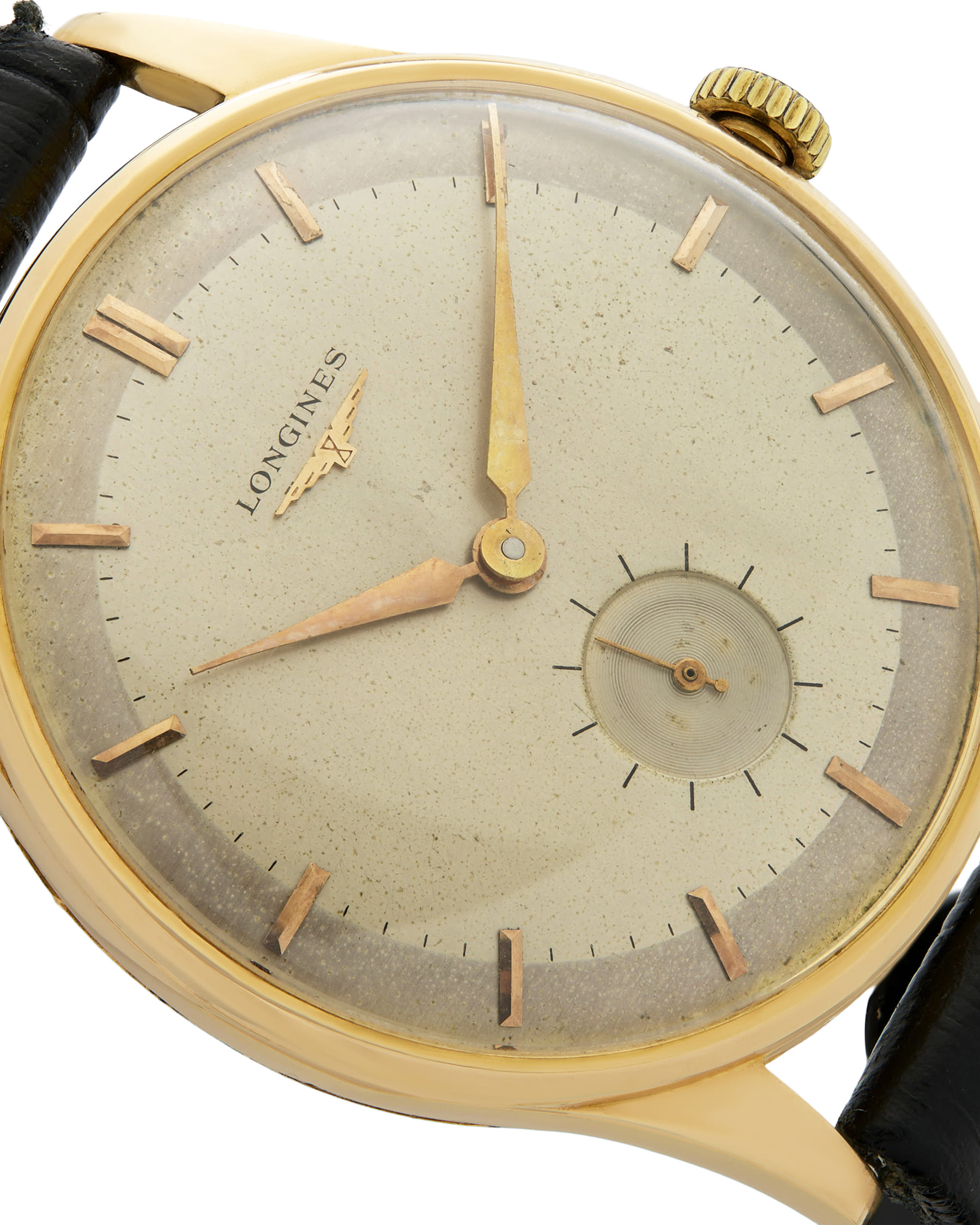 Longines calatrava cal27ms oversized 18 kt 36mm fancy lugs-2