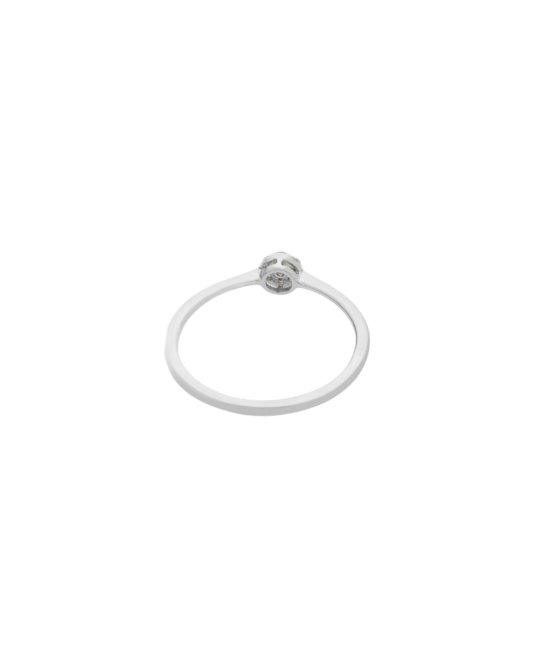 Anello magic fiore in oro bianco con diamanti-3