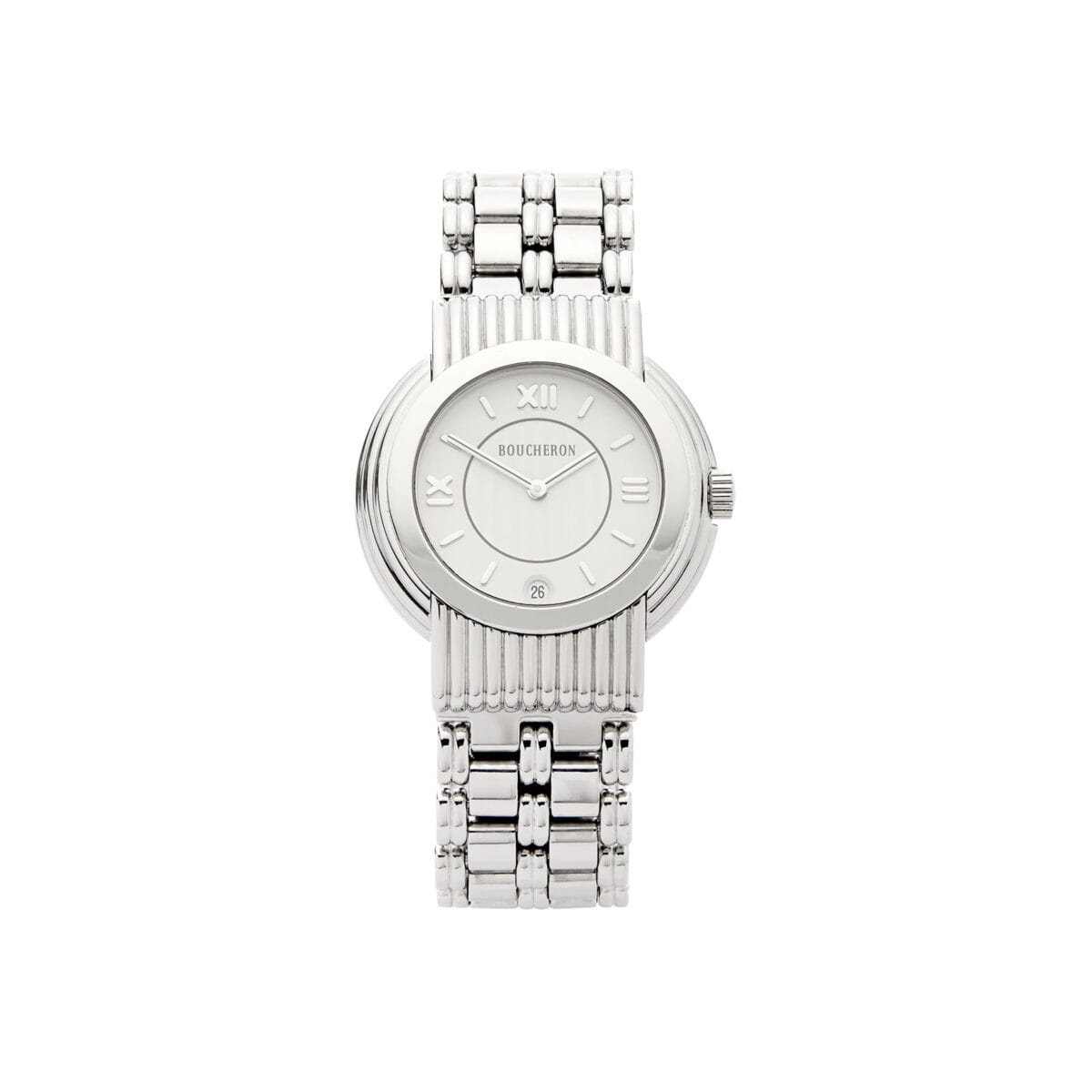 Boucheron reflet solis steel - quartz 35 mm-1