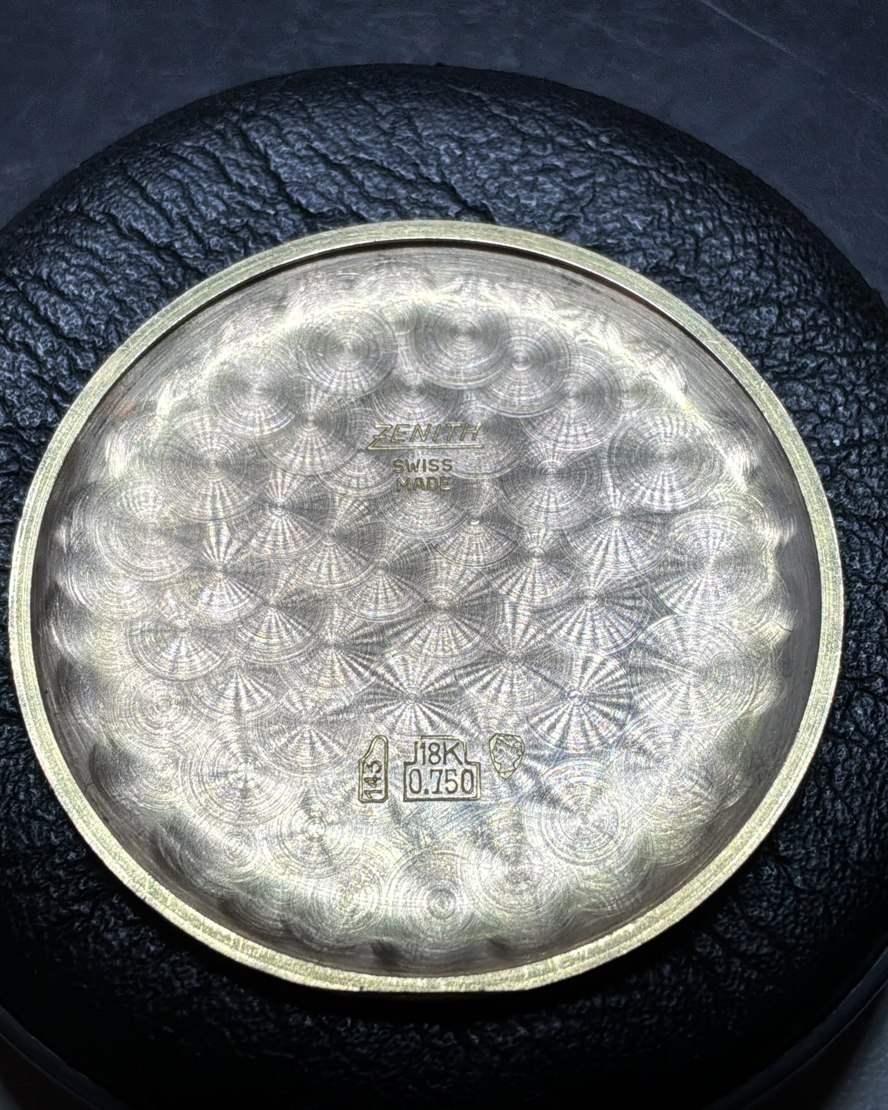 Zenith stellina automatic bumper 133 oro 18kt 35mm-8