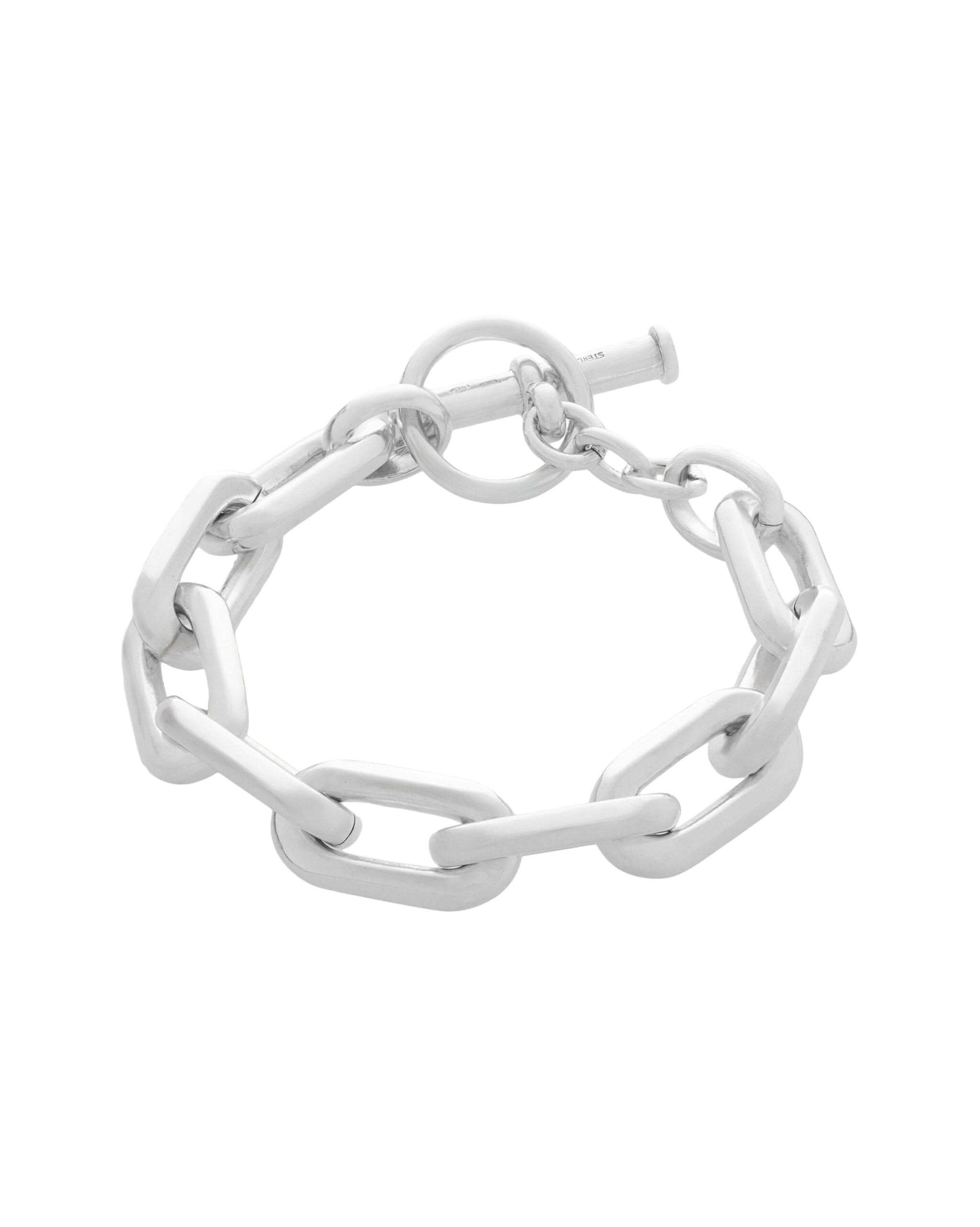 Bracciale a catena in sterling argento 925-1