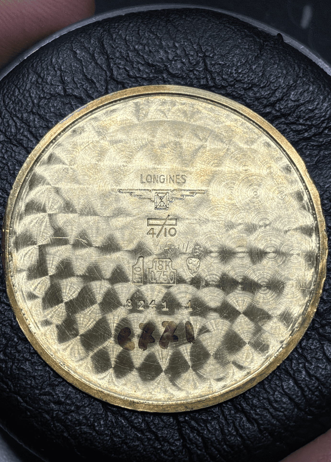 Longines classic vintage 18kt 34 mm cal 490-8