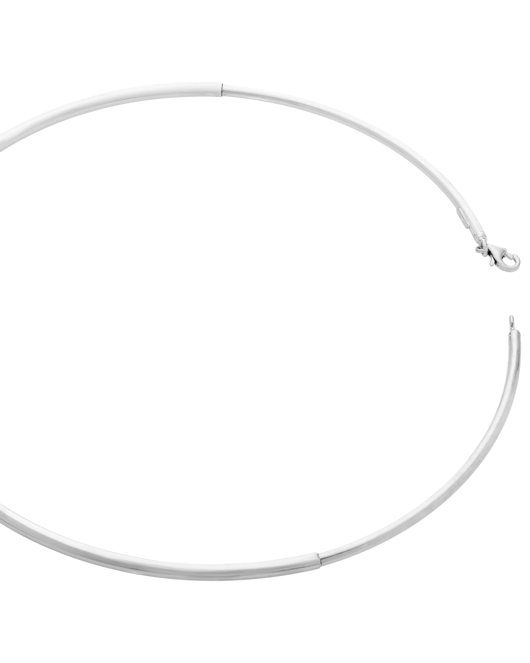 Collana semi rigida in oro bianco-2