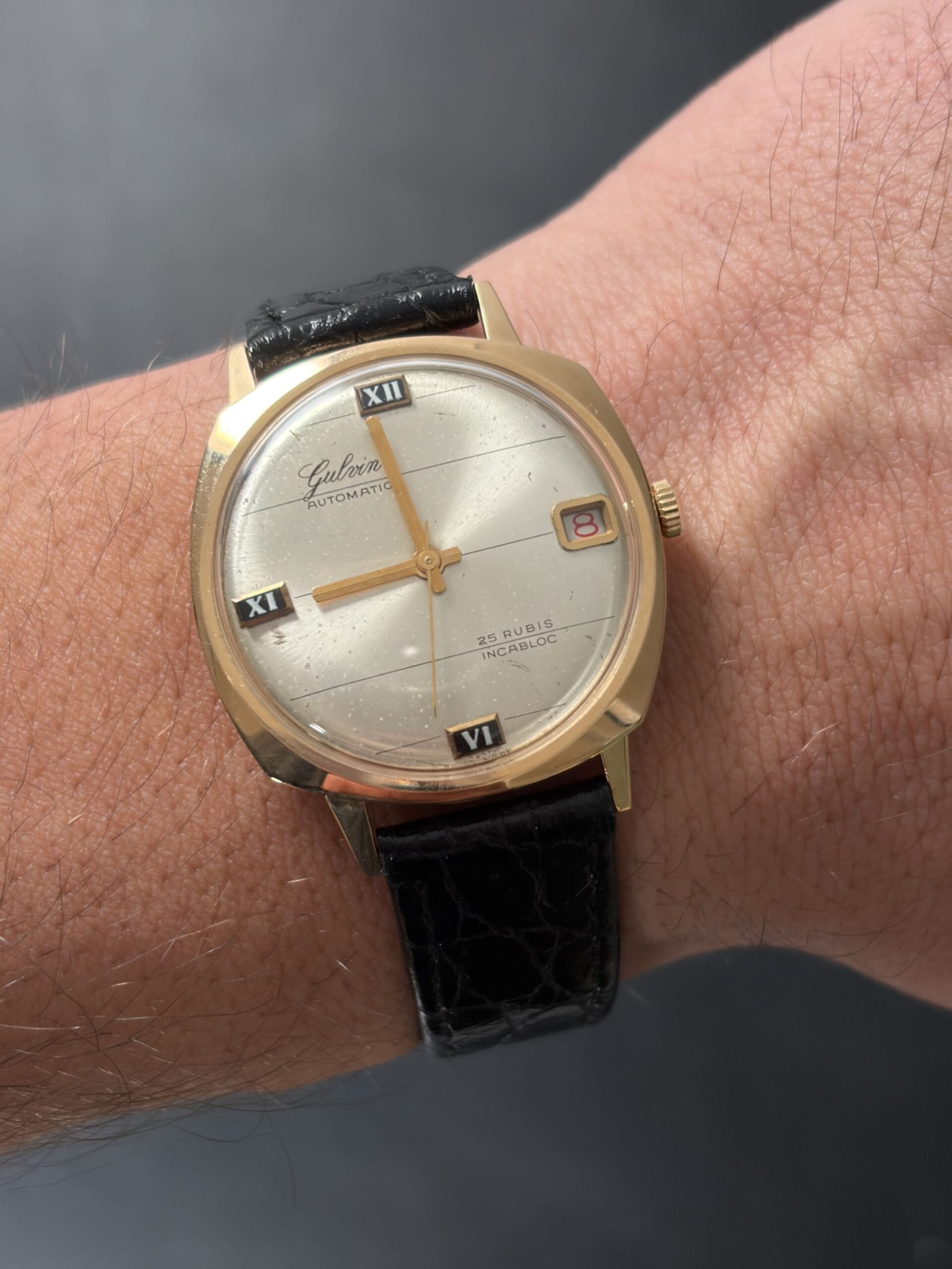 Gulvrin automatic date oro 18 kt-9