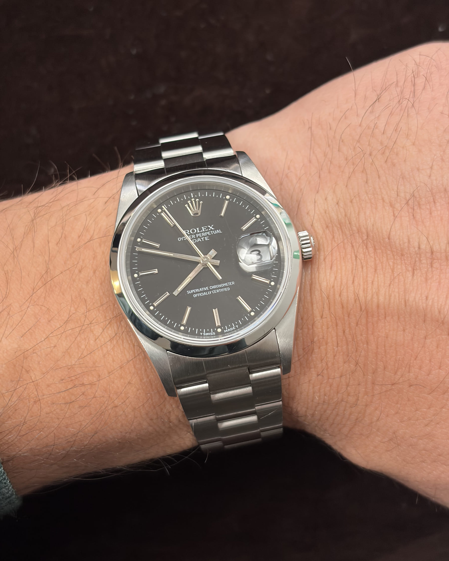 Rolex oyster perpetual date ref 15200-11