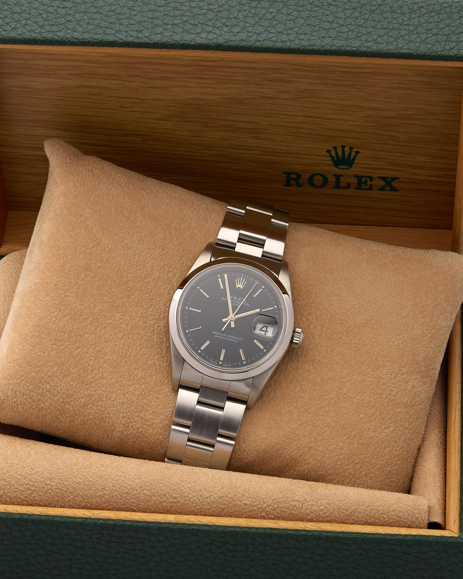 Rolex oyster perpetual date ref 15200-6