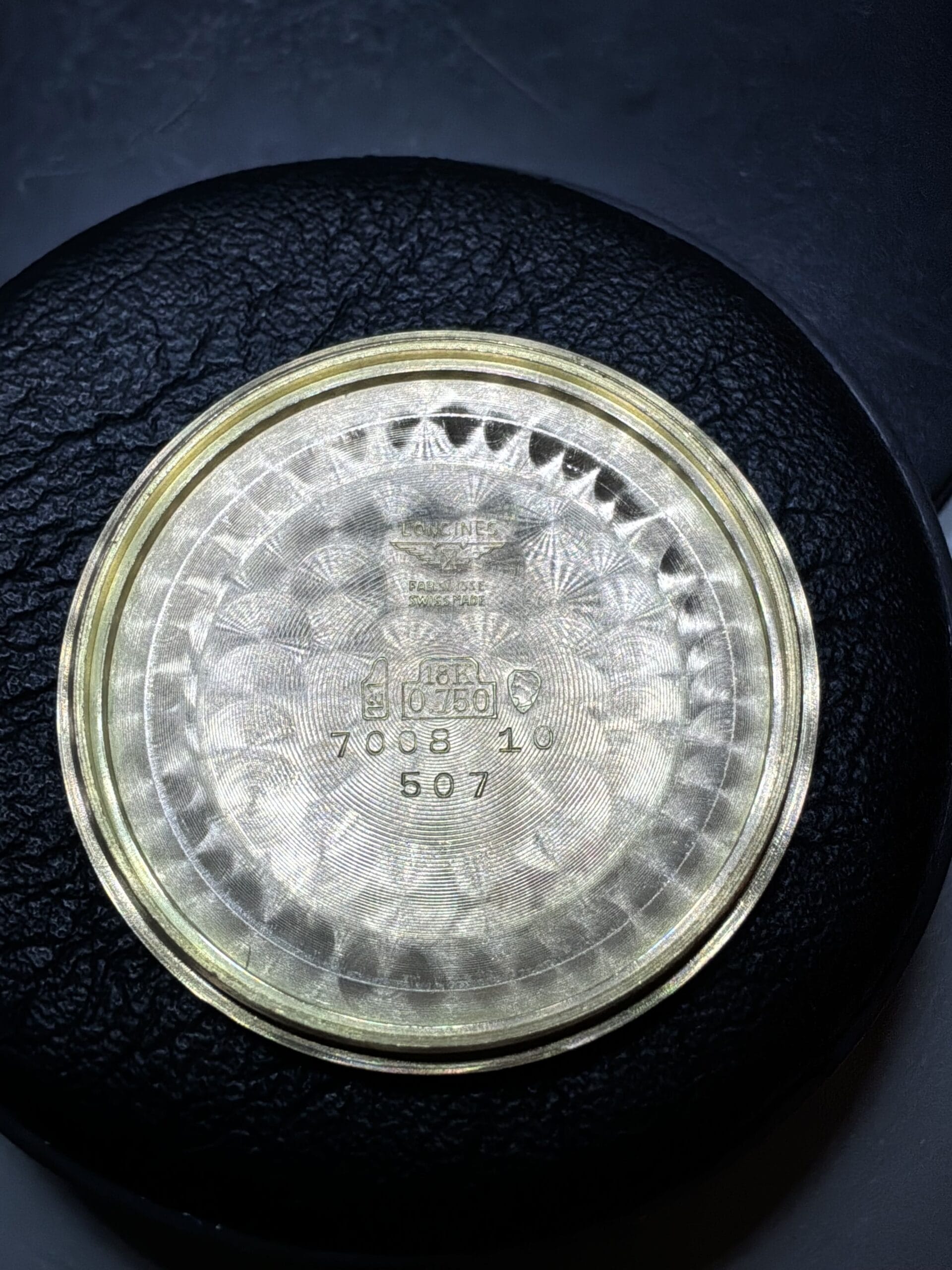 Longines automatic date oro 18 kt 35 mm cal 291-8