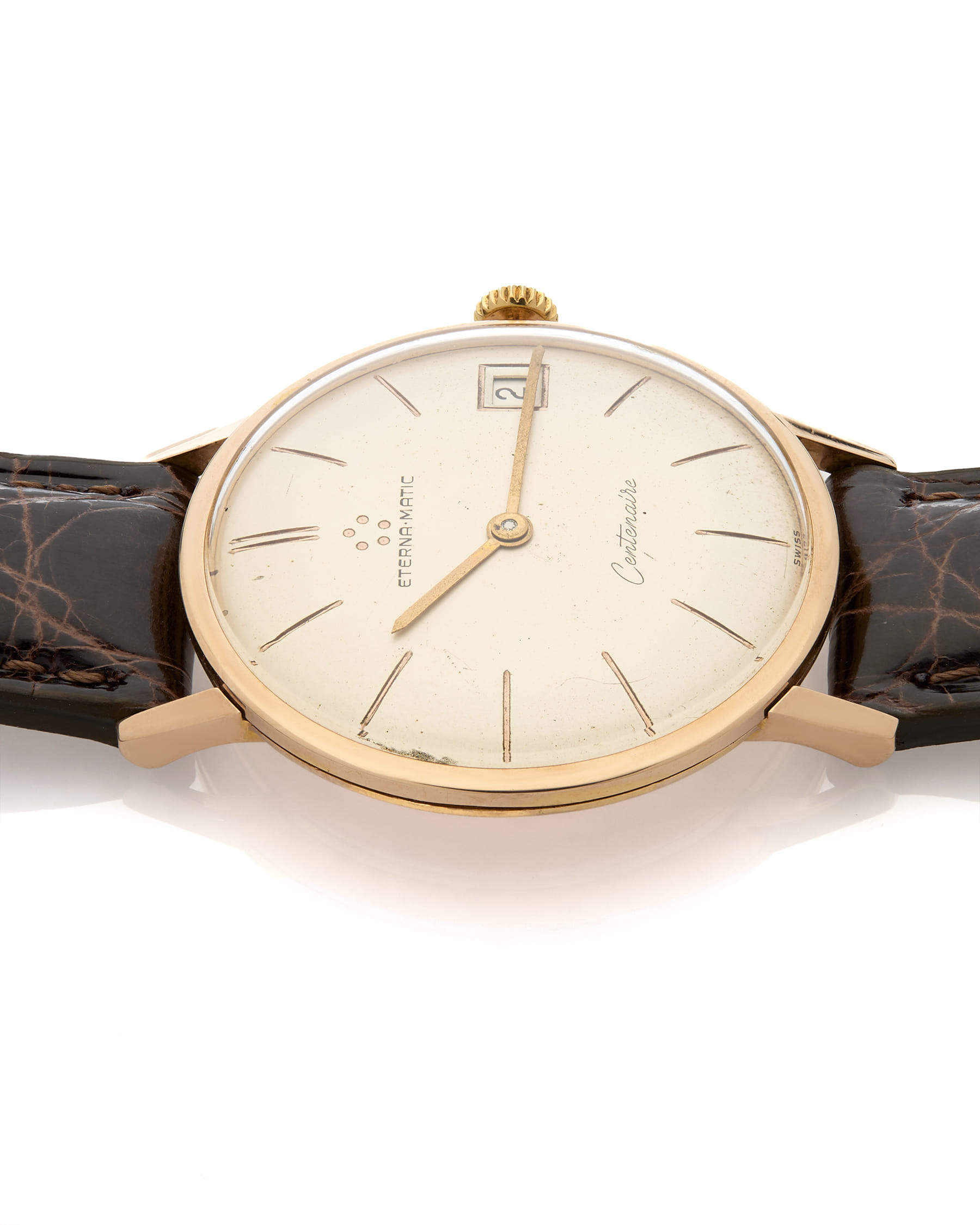 Eterna matic centenaire automatic oro 18kt 34 mm-3