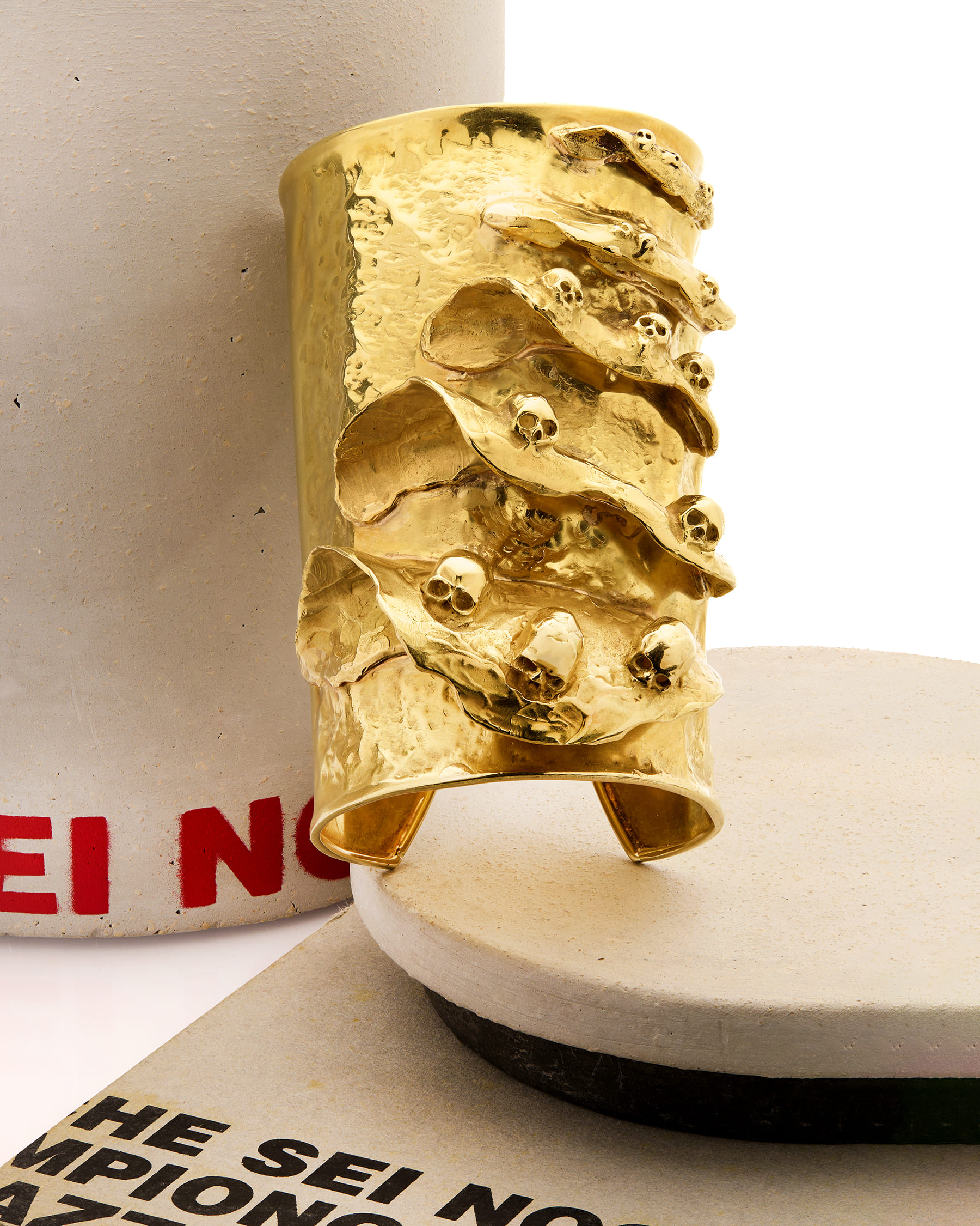 Bracciale enzo cucchi mare che sei nostro in oro giallo-4