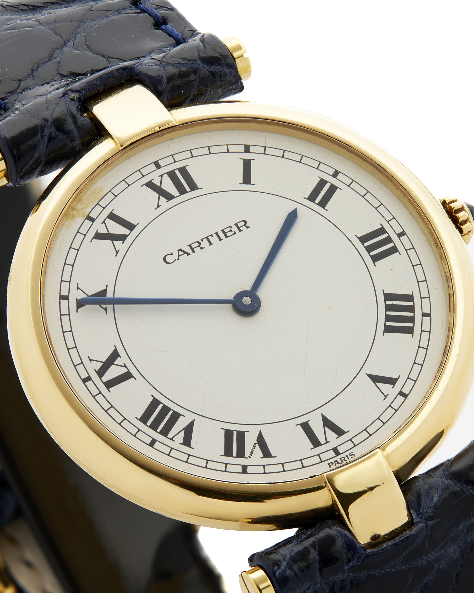 Cartier vendome paris 18 kt 30mm ref 8100-2