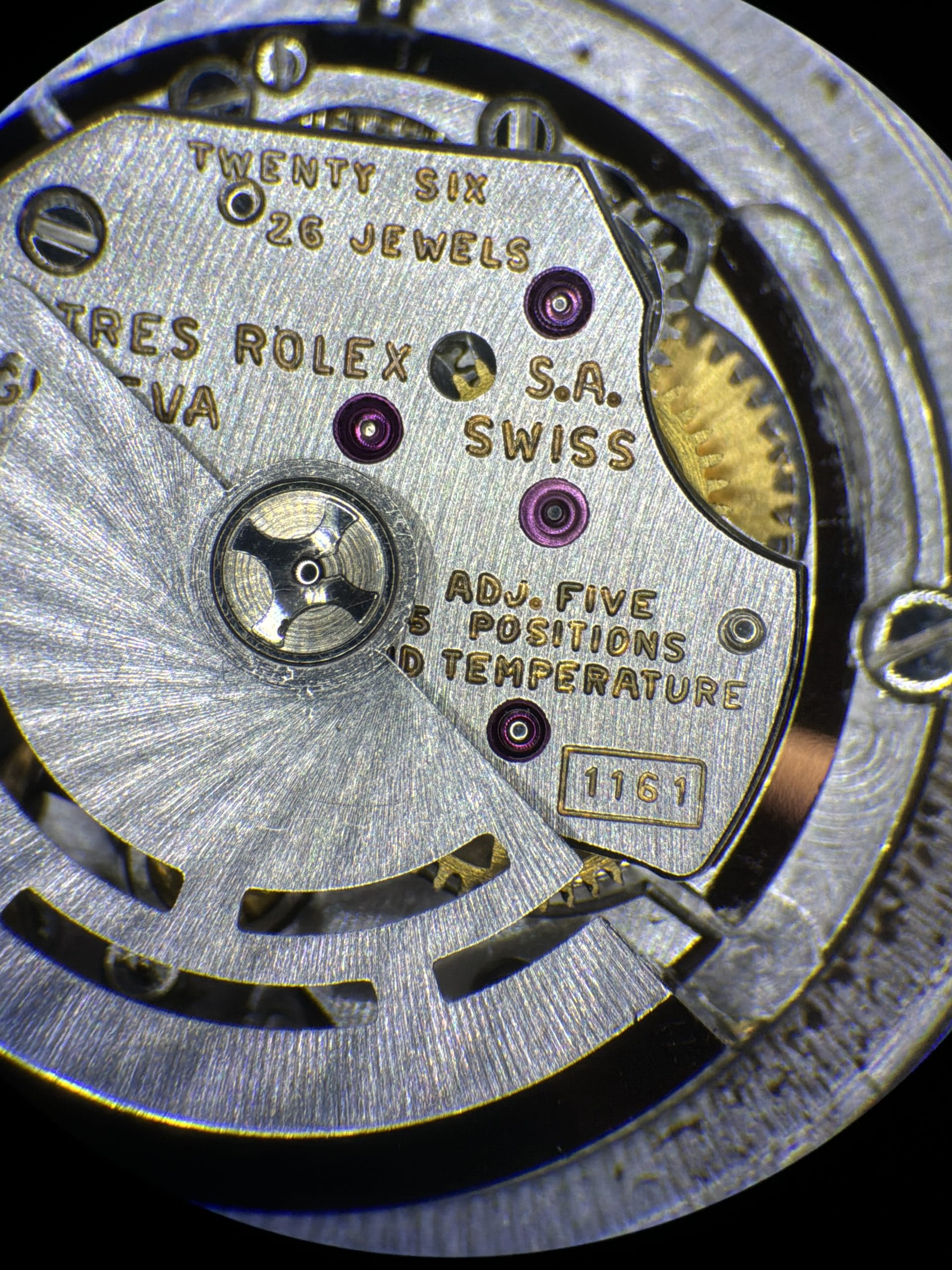 Rolex oyster perpetual 31 stee & gold ref 6548-7