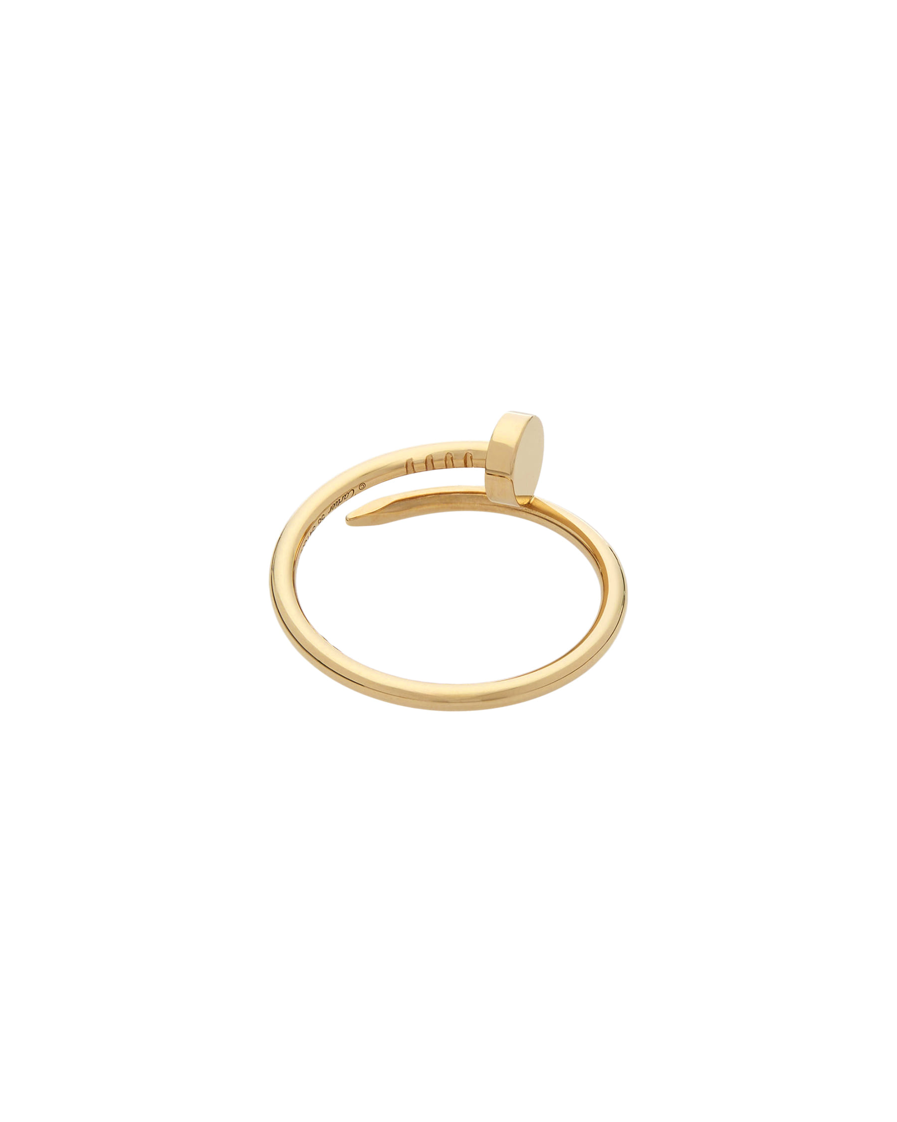 Anello cartier juste un clou modello piccolo in oro rosa-3