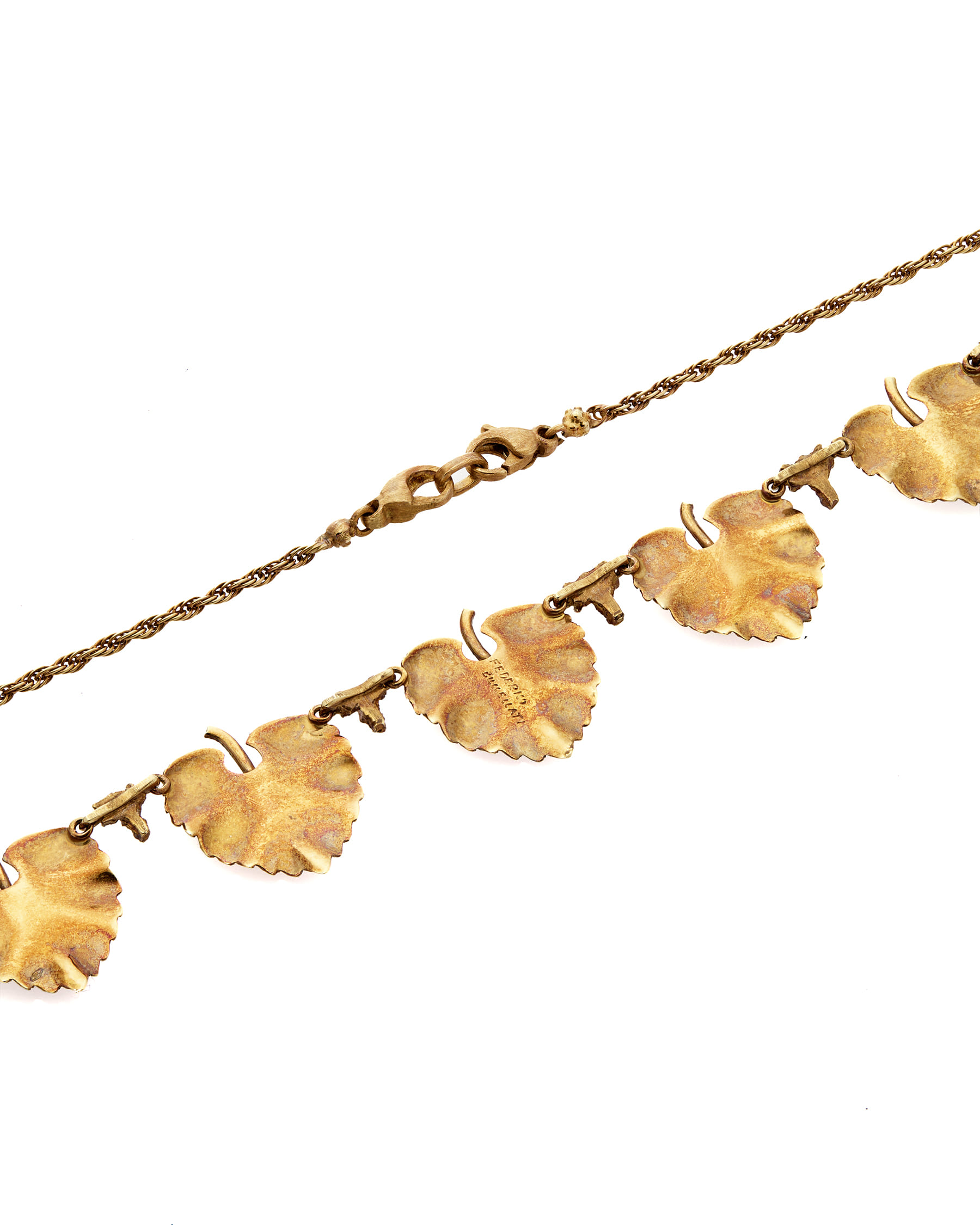 Collana leaves oro rosso buccellati-2