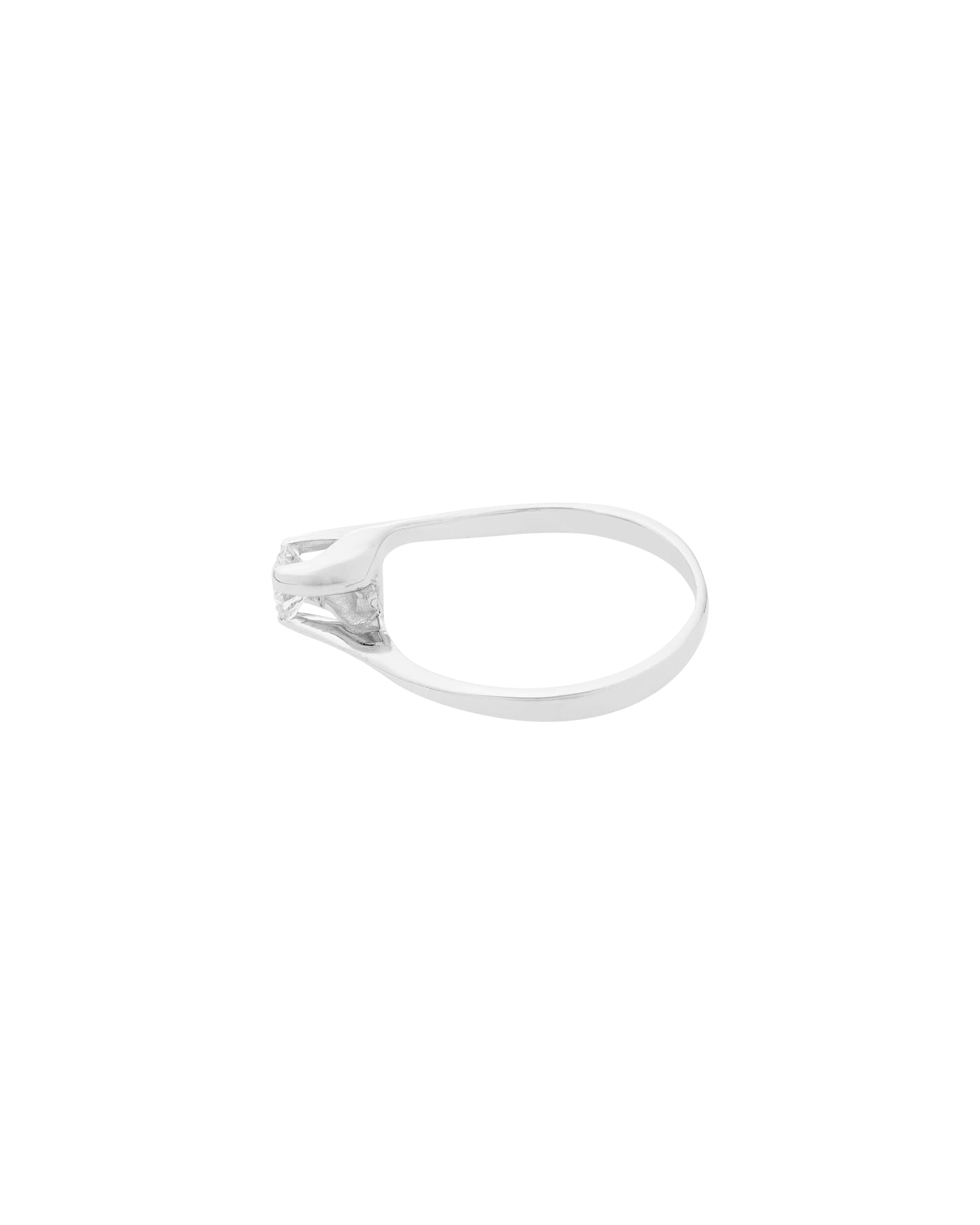 Anello solitario valentino in oro bianco con diamante 0,26 ct-2
