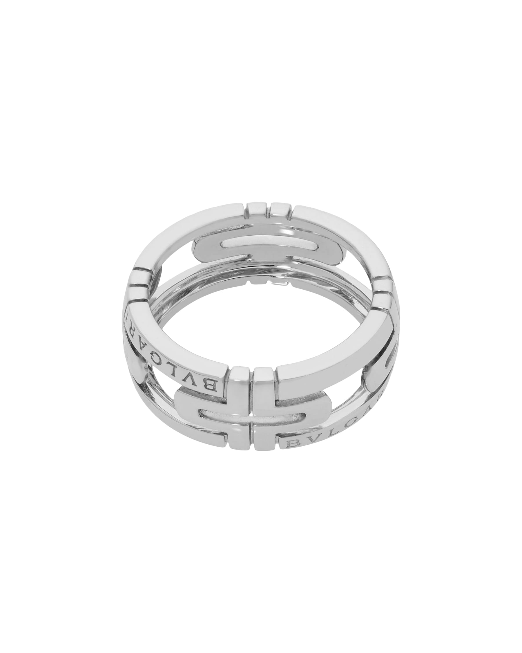 Anello bulgari parentesi in oro bianco-2